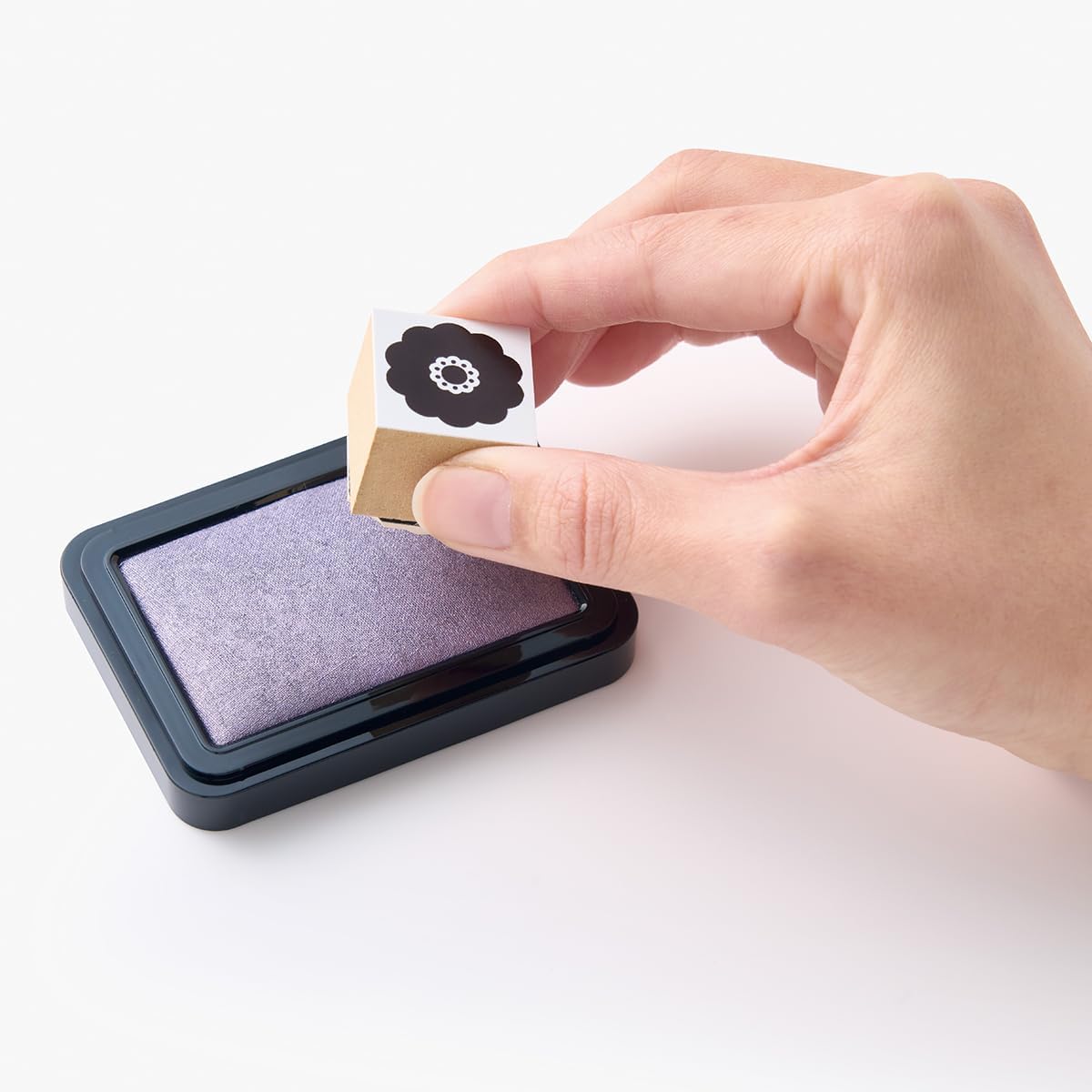 IROMOYO KOSAI Stamp PAD, Traditional, Shimmering Japanese Ink Colour, Oil-Based Ink pad - Yellow