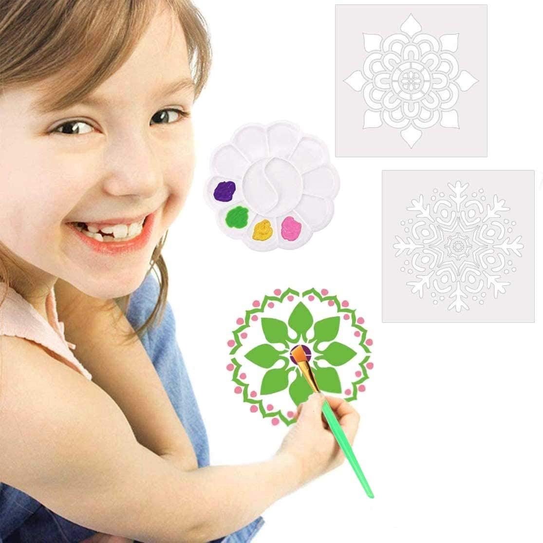 EGOSKY 26 Pack 6 Mil Mylar Sheets, 12" x 12" Clear Blank PET Blank Stencil Material, Make Your Own Stencil for Silhouette, Cricut Vinyl