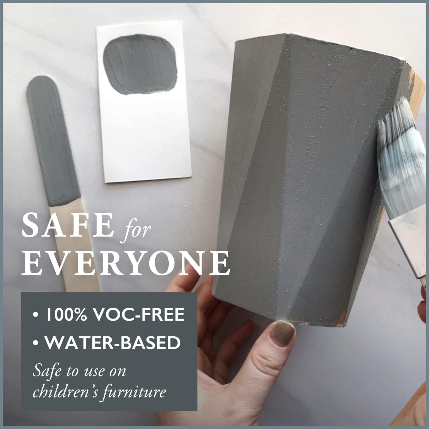 AMY HOWARD AT HOME Chalk-Based One Step Paint for Furniture, Cabinetry, Decor, Finish, and More | No Stripping, Sanding, or Priming | Medium Base | 16 Ounce | Park Avenue