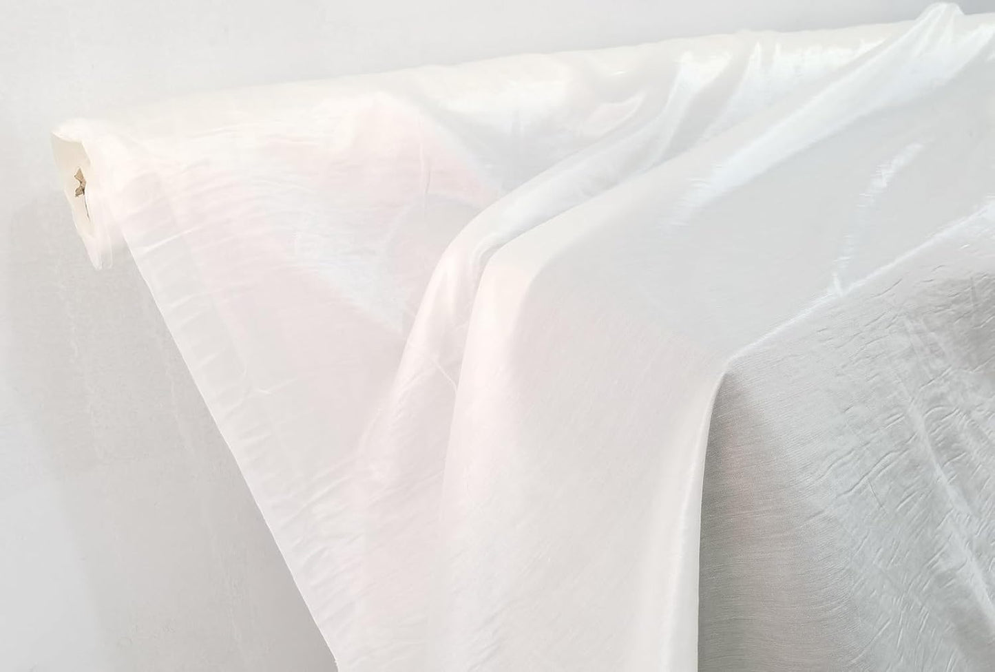 100cm*140cm White Natural Silk Satin Fabric 12 Momme Soft Silk Cotton Fabric Lining Material for Sewing