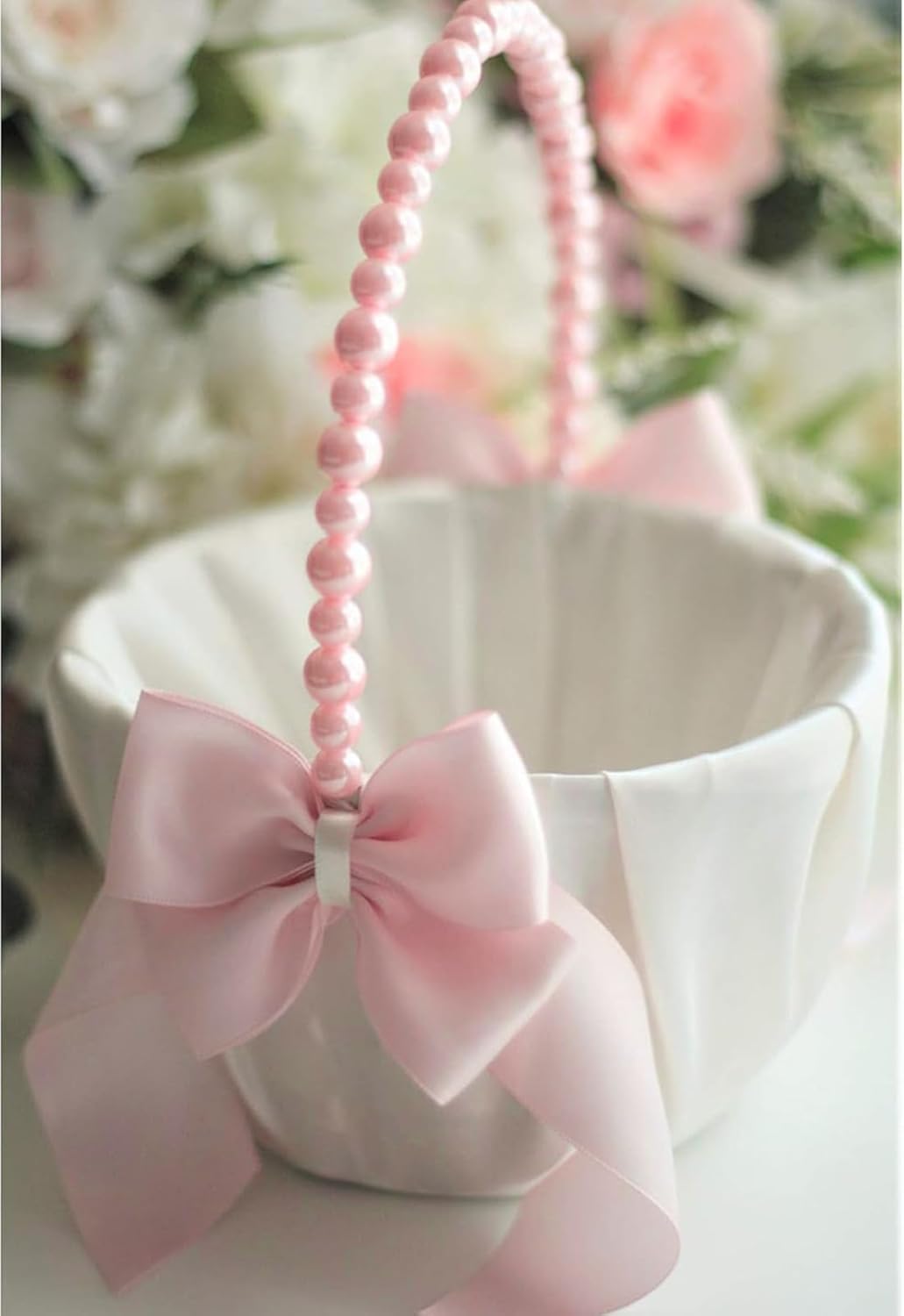 1-1/2" x 100 Yards Light Pink Polyester Satin Ribbon Single Faced Fabric Ribbons for Eternal Roses, Flower Bouquets, Gift Wrapping, Crafts, Bridal Shower, Wedding Decor