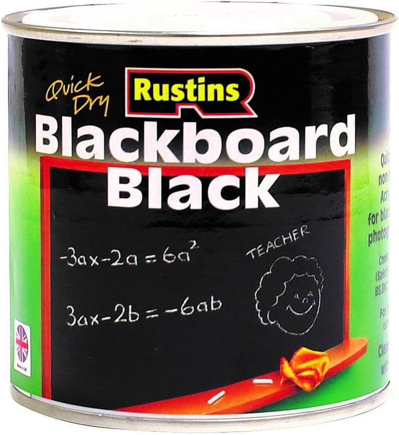 Rustins Blackboard Black Paint 100ml