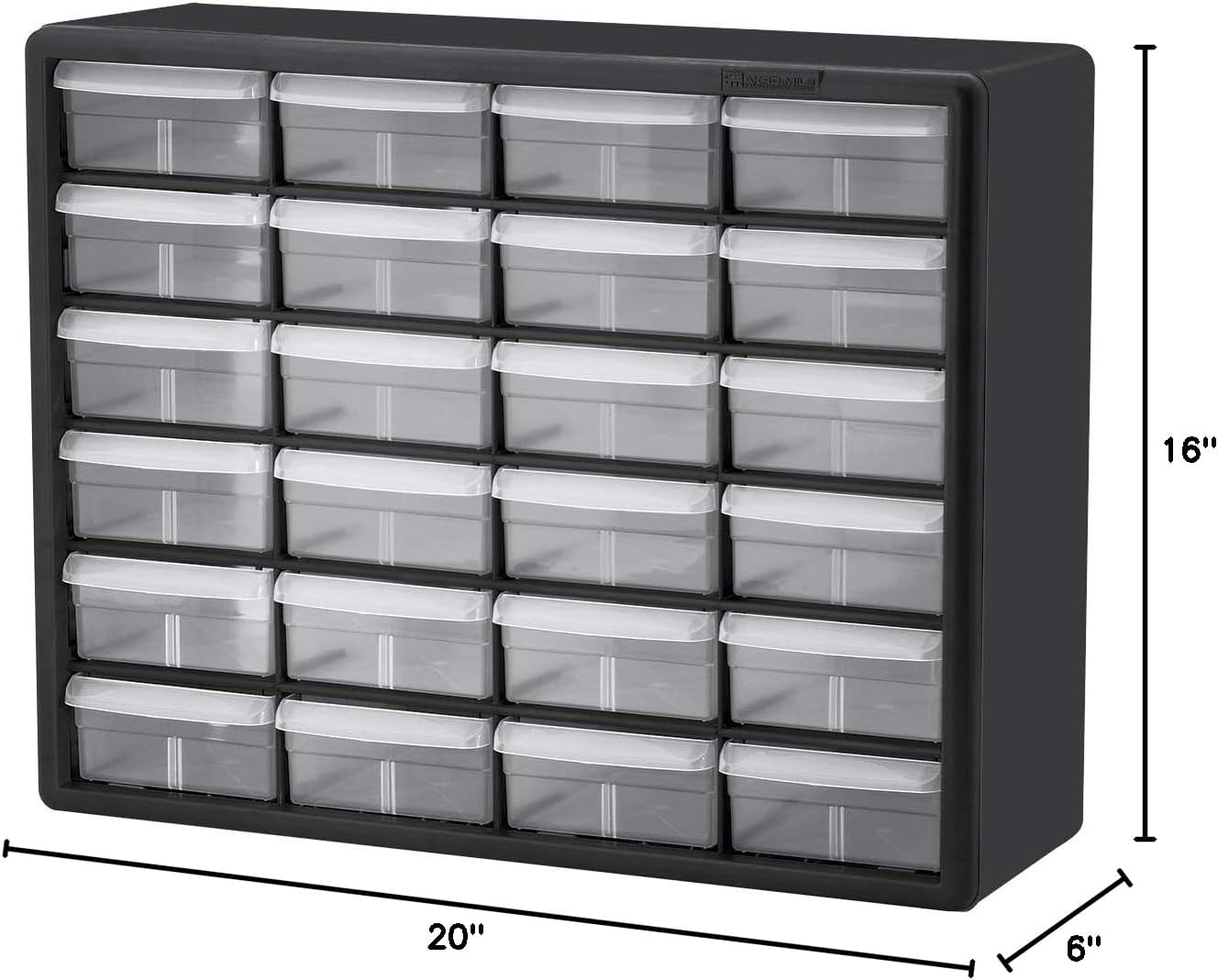 Akro-Mils 24 Drawer Hardware, Craft and Office Supply Storage Cabinet Bundle (2-pack)
