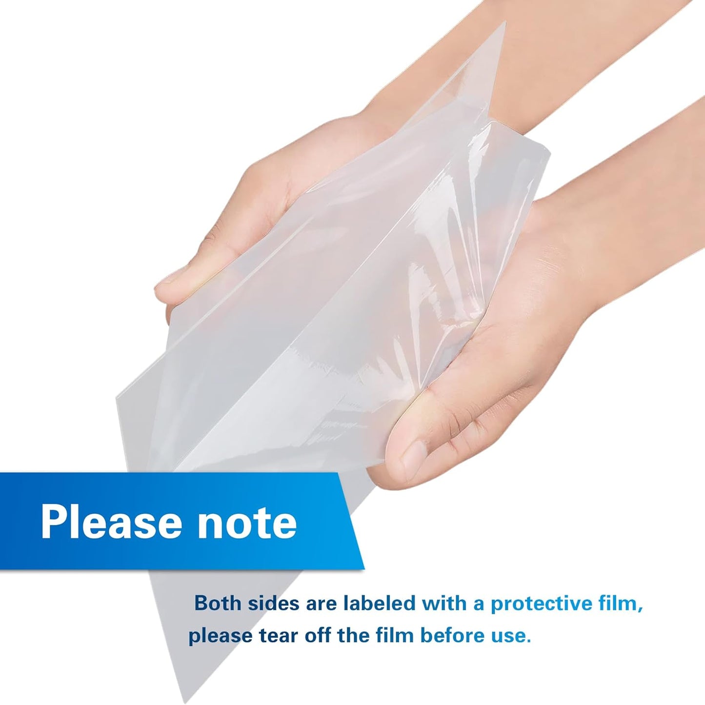 10 Pack 7.87x9.84 Clear Acrylic Sheet 1mm Thick, Clear Plexiglass Sheet 20x25cm, Plastic Plexiglass Board Acrylic Board for Wall Crafts Glass Picture Frame DIY Projects Signs and Painting