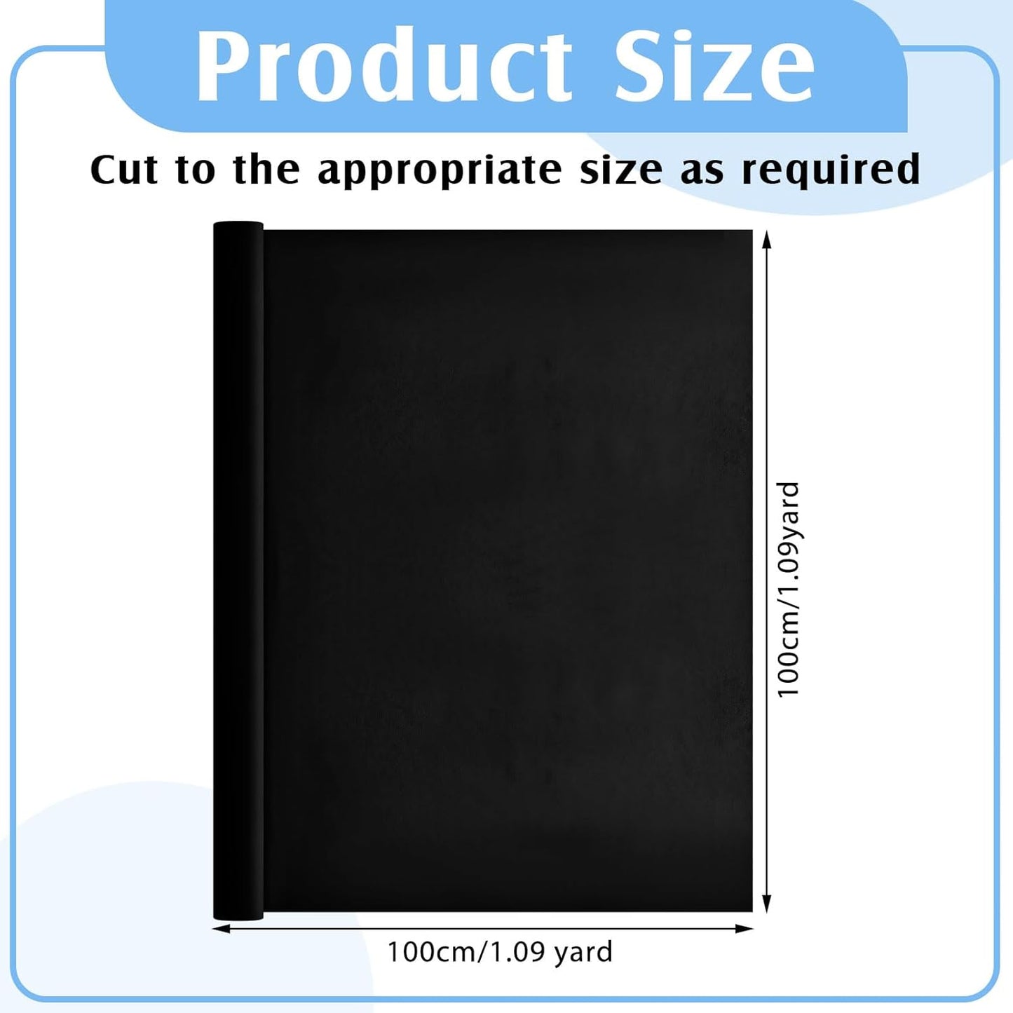 Jecery 1.1 Yard Anti Tarnish Silver Cloth by the Yard, Luxury Jewelry Silver Polishing Storage Protect Cloths for Silverware Flatware Silversmith Polishing(Black)