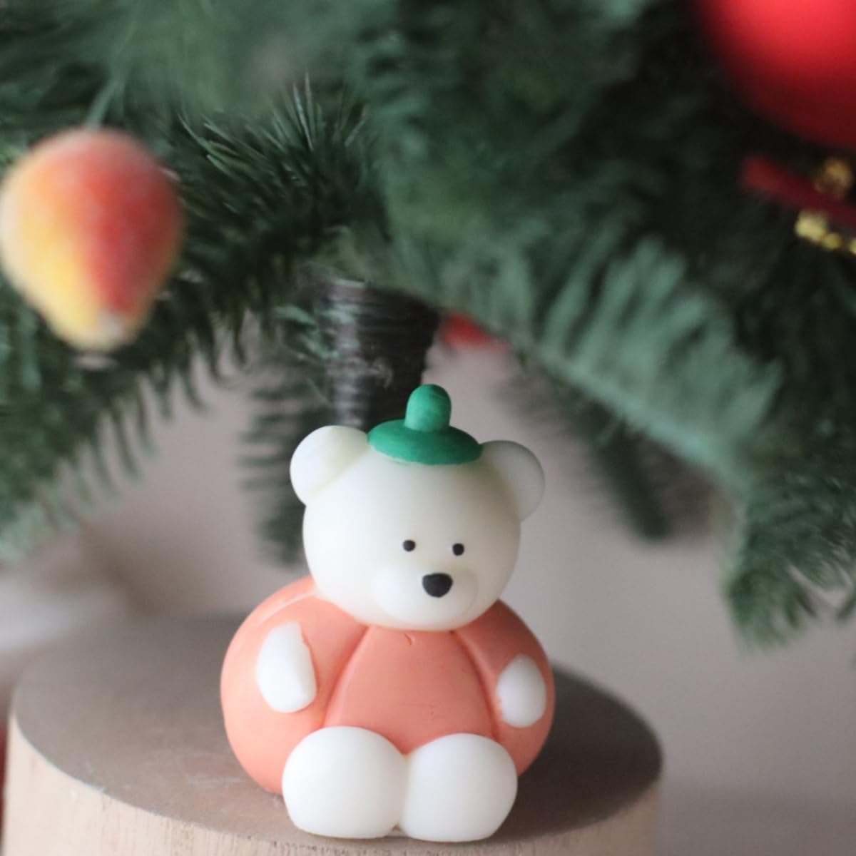 Halloween Pumpkin Cartoon Bear Silicone Candle Mold 3D Cute Resin Gypsum Ice Cube Baking Mold Bedroom Decor Birthday Party Gifts Wedding Souvenirs