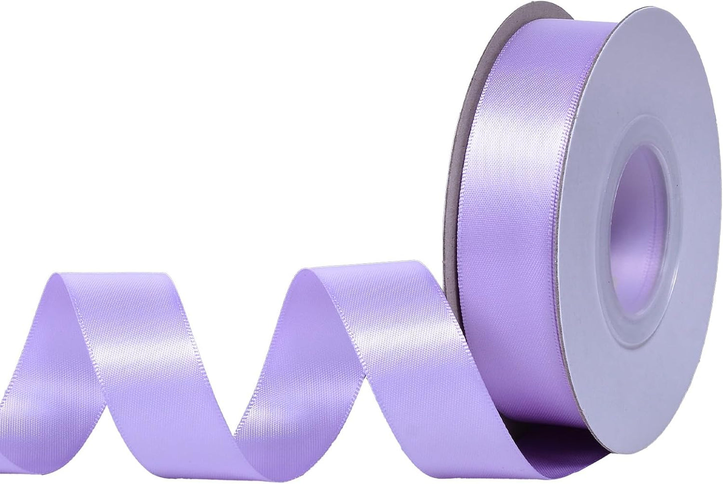 YAMA Light Purple Double Faced Satin Ribbon 7/8 Inch 25 Yards Lilac Ribbon for Gift Wrapping Crafts Hair Bows Wedding Party Decoration