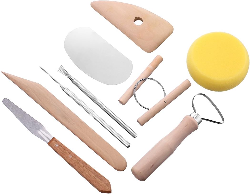 Meuxan 30PCS Pottery Tools Clay Sculpting Tool Set