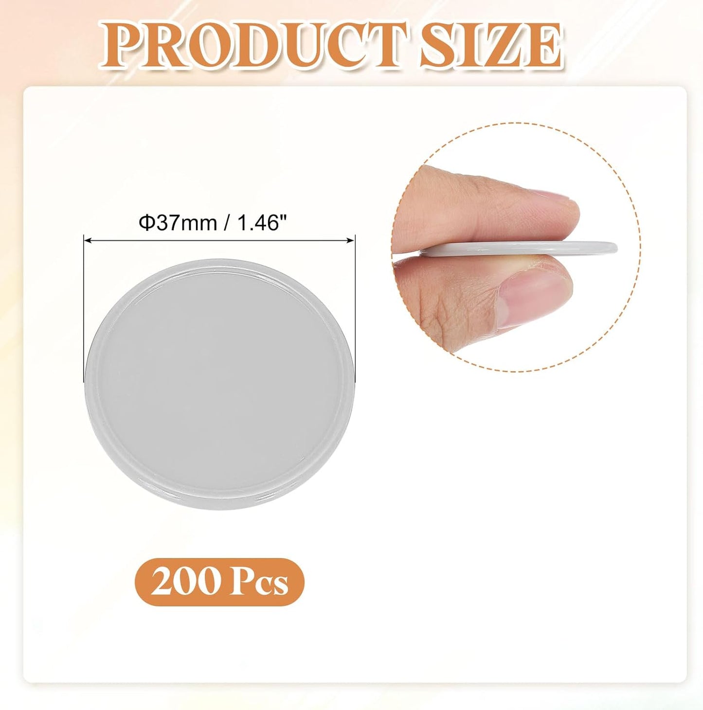 uxcell Plastic Poker Chips, Learning Counters Counting Counters Disk Marker Opaque Game Token for Game Play Math Counting