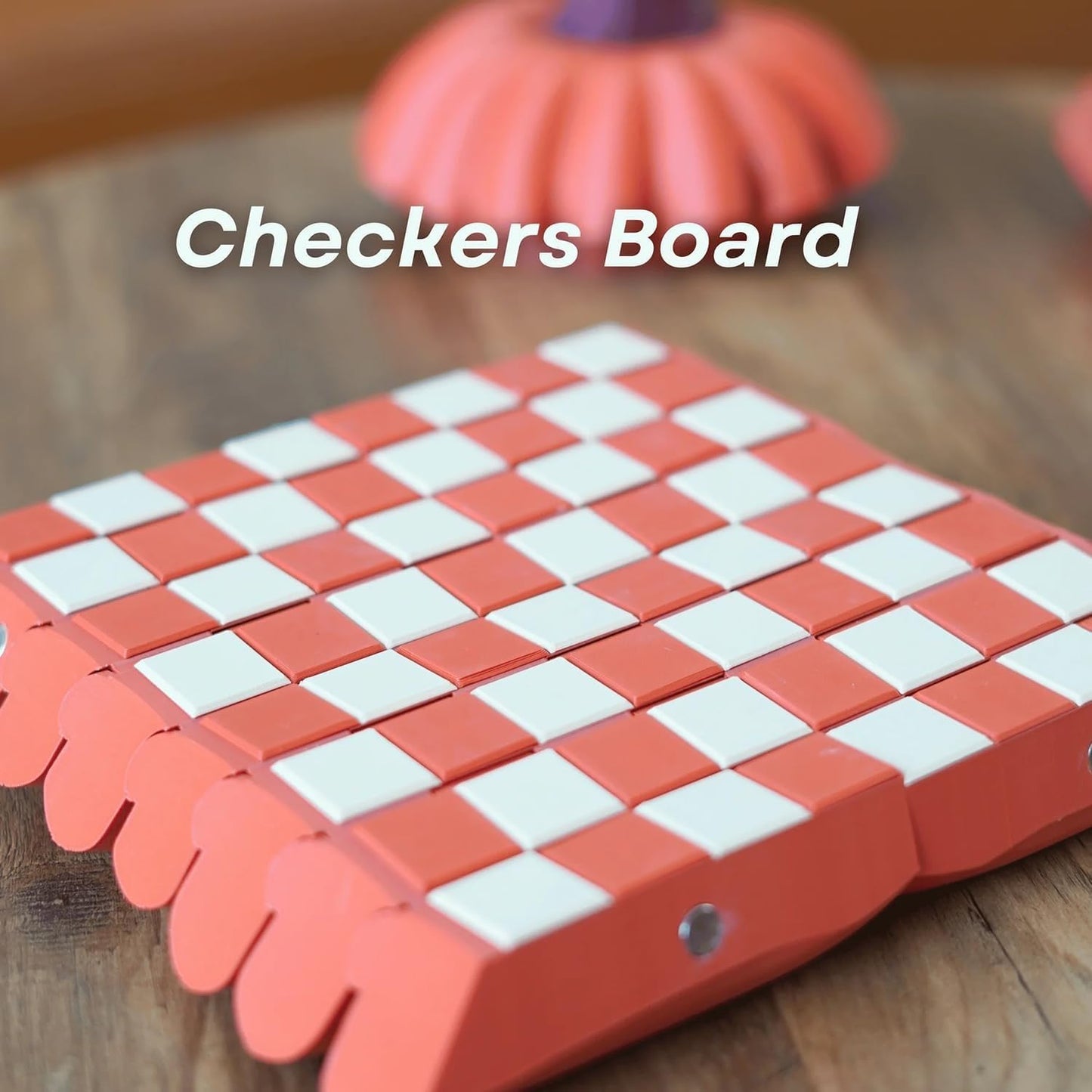 Pumpkin Game Set: Magnetic Chess Checkers, Dice Tower, Cribbage, Card Holder, Forgecore Gourd Games, Gourd Gambit Pumpkin Chess Expansion Pack, 3D Printing Portable Adult Pumpkins Board Game Set(#1)