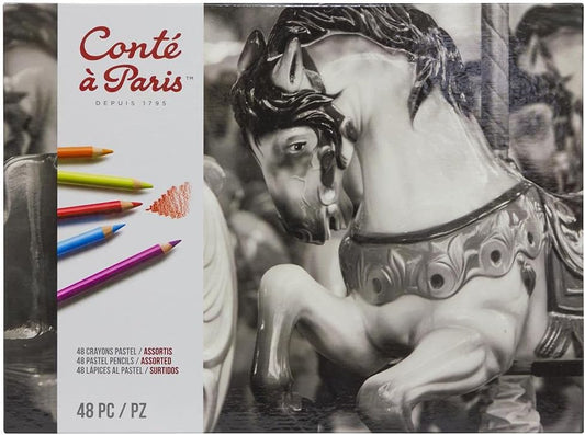 Conté à Paris 48 Count Assorted Pastel Pencils