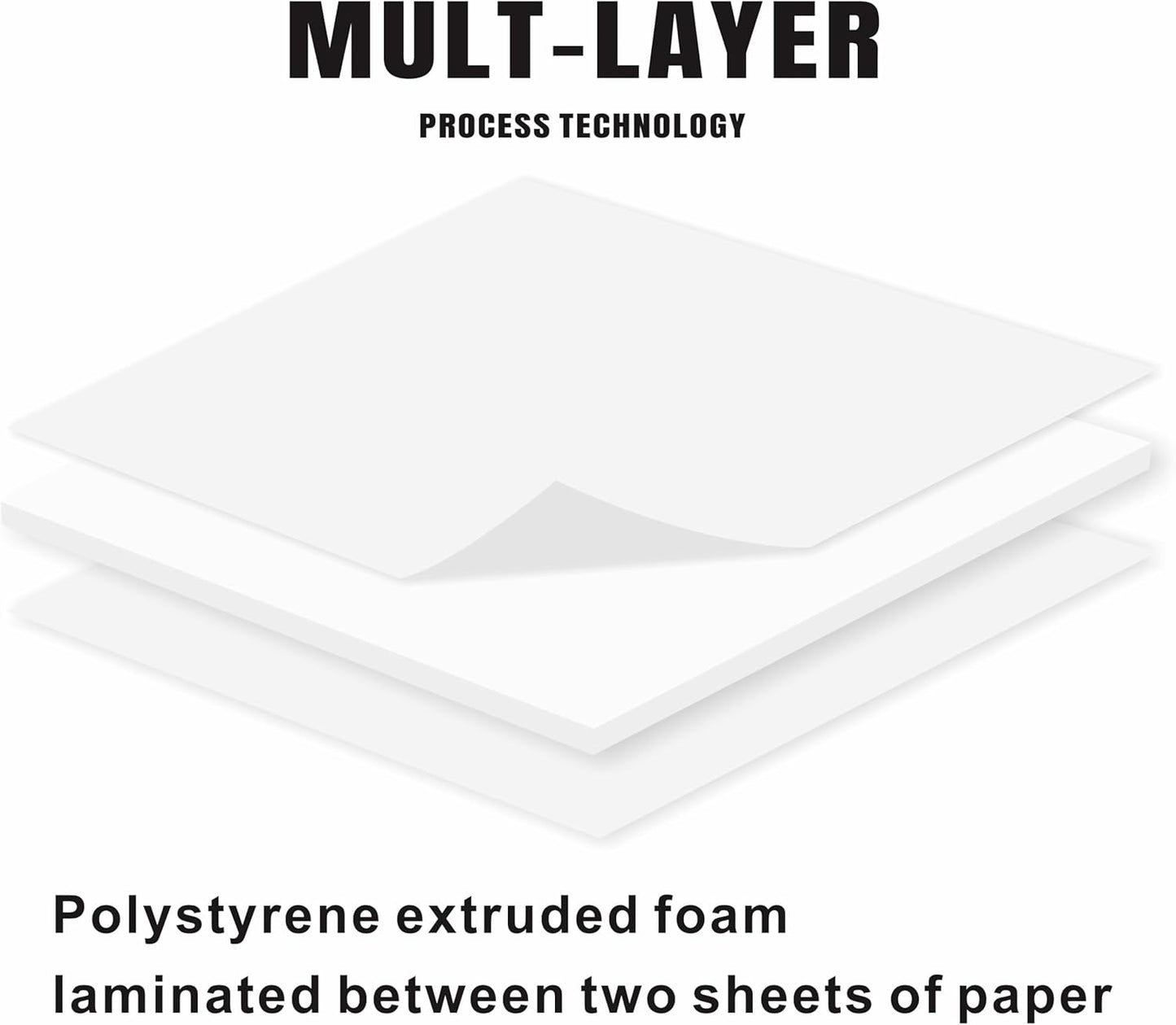 12 Pack Foam Core Board, ZJCEASER 11 x 14 White Poster Board, 3/16" Thickness Sign Board Craft Foam Sheet for Signboards, School Projects, University Displays, College Events, Arts & Crafts, Framing