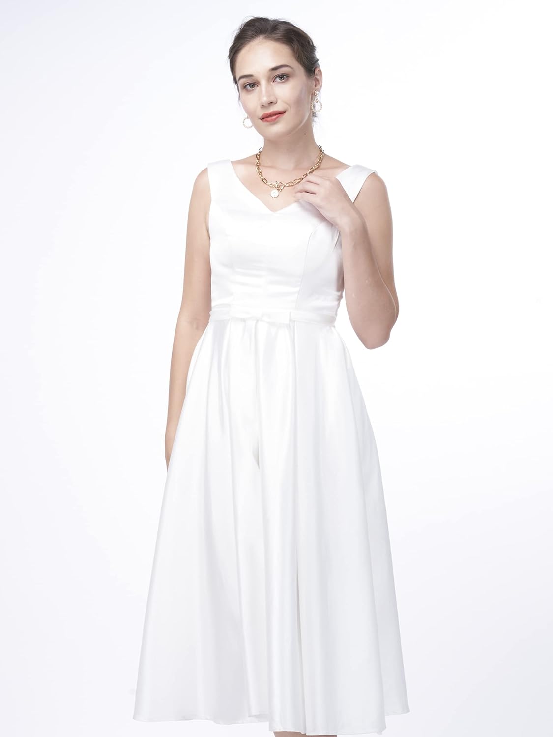 Seamless Photography Background Paper Roll, White Photo Paper Backdrop for Photography, Video and Streaming (82''x16' Artic White)