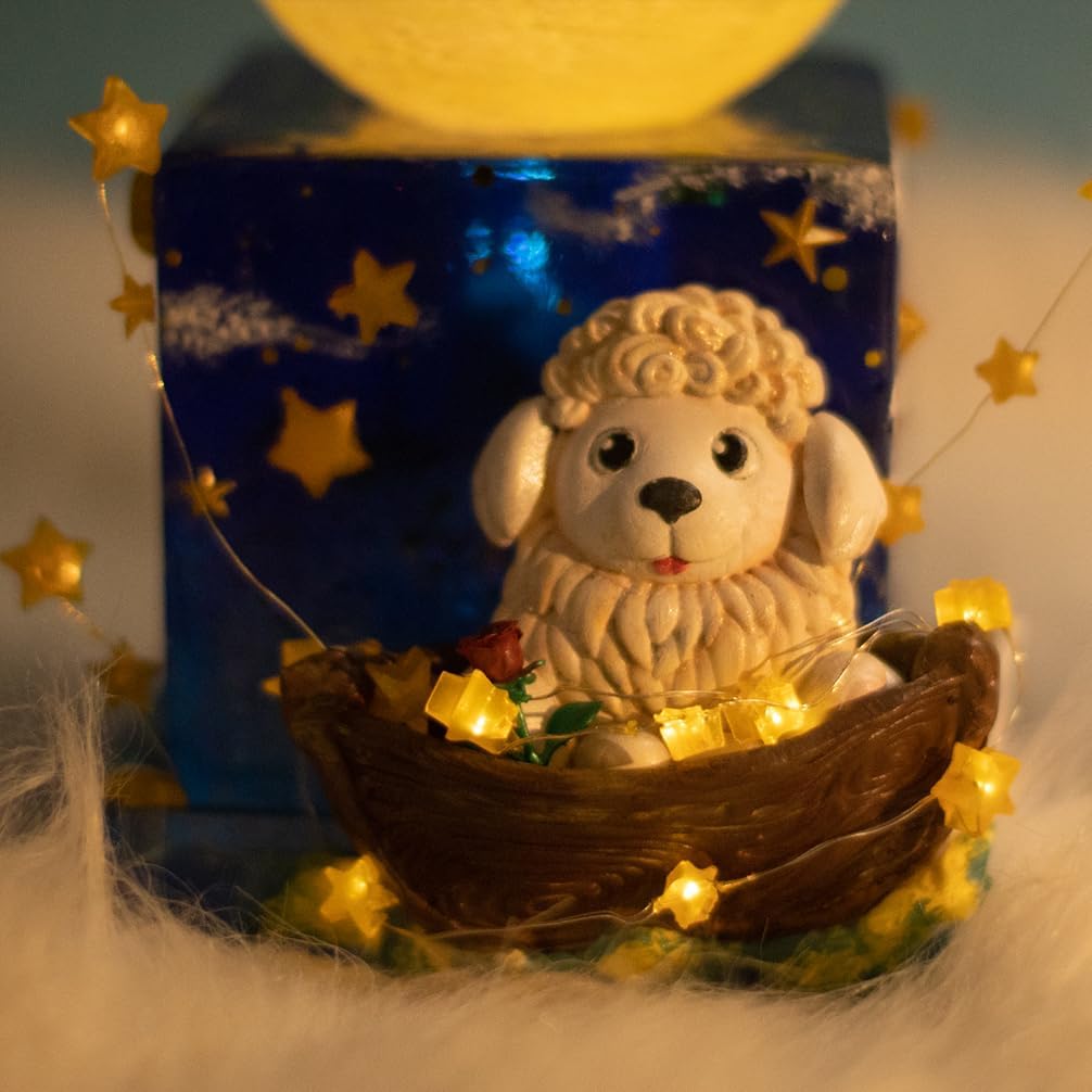 FUNSHOWCASE Mini Assorted Jewerly Stars Resin Epoxy Silicone Tiny Mold for Delicate Craft