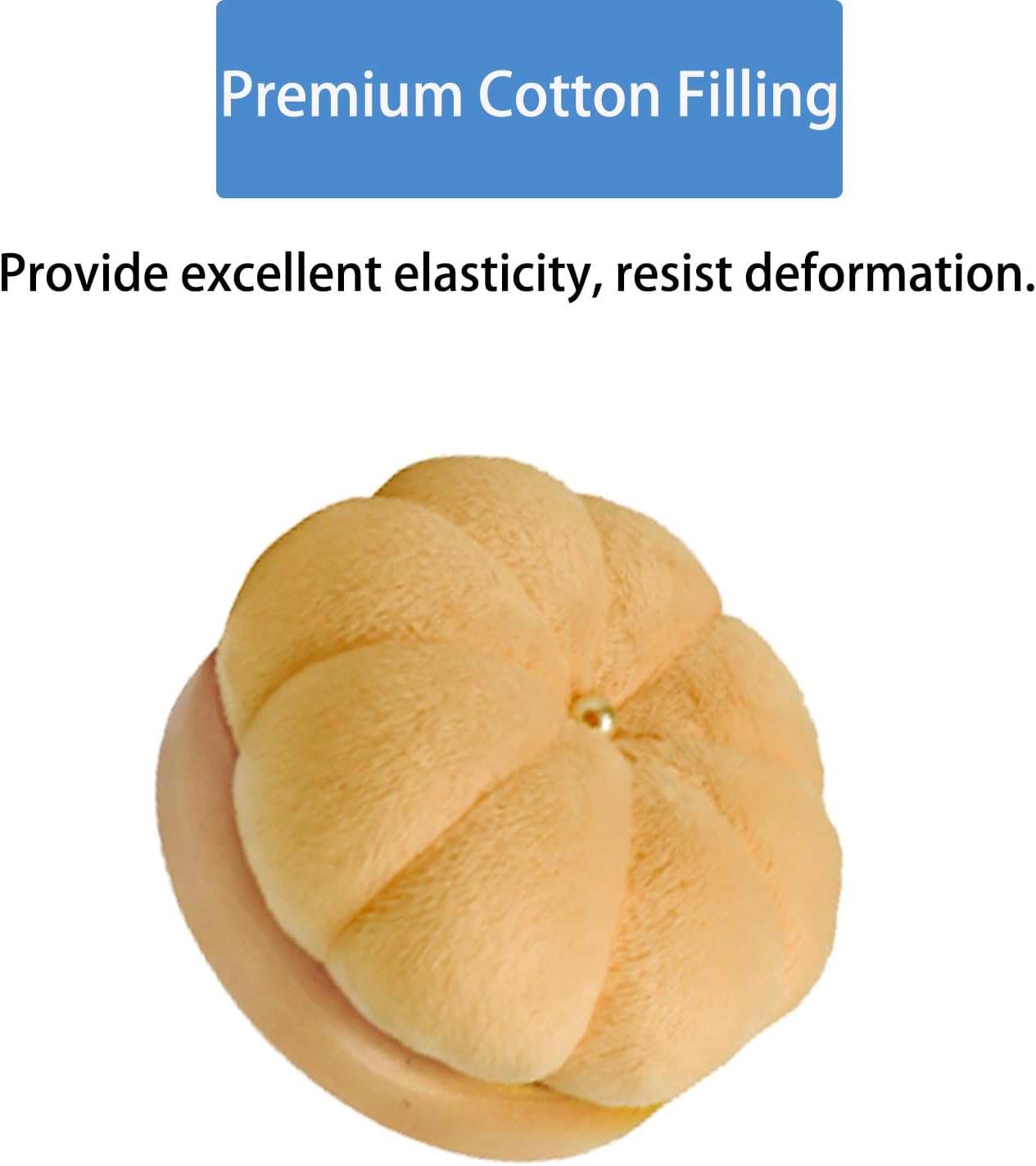 Hilltian Pin Cushion for Sewing, Wooden Base Sewing Pincushion with 100 Plastic Head Pins, Cute Pins Holder for Sewing Quilting, Light Green (Brown)