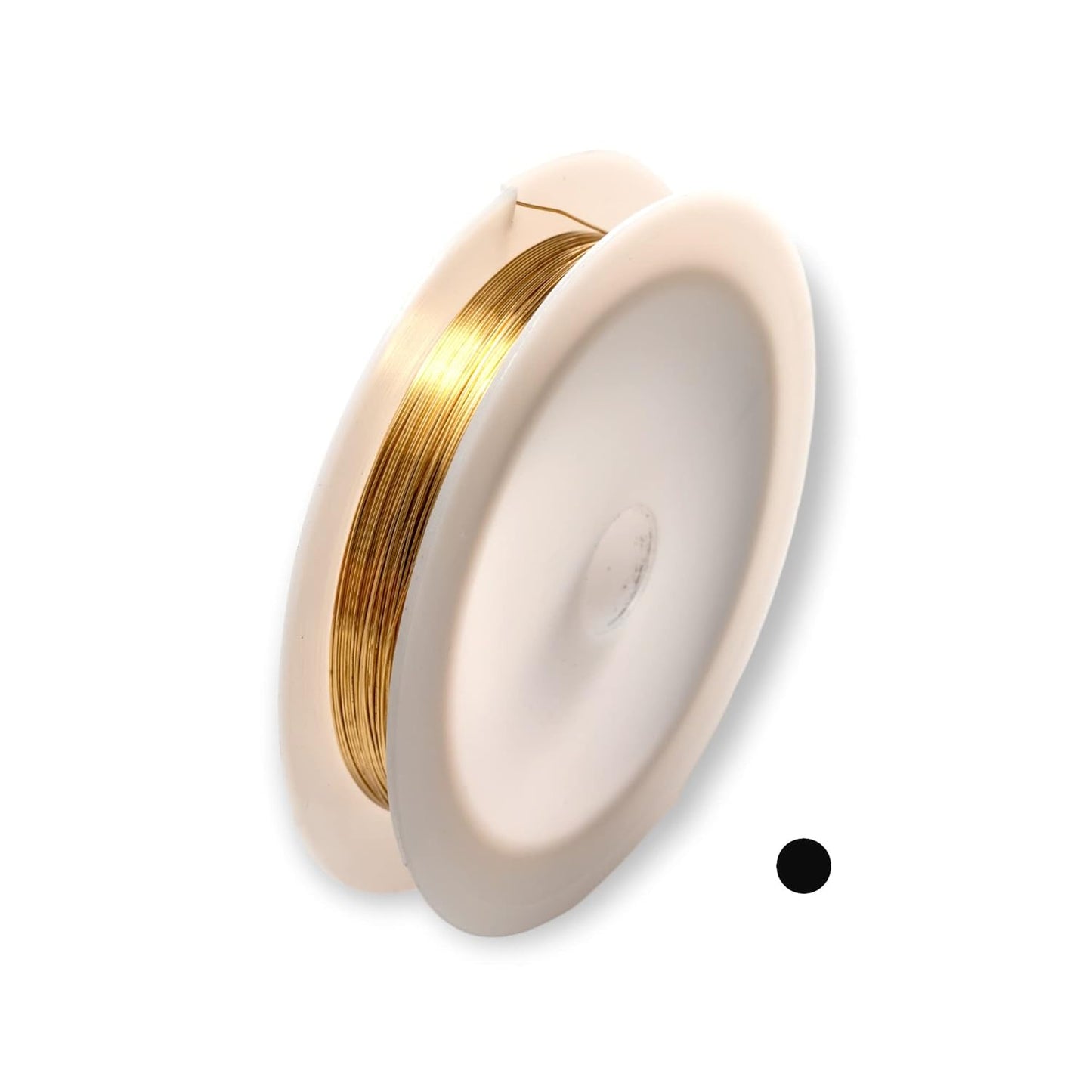 26 Gauge, Jeweler's Brass Wire, Red Brass, Round, Dead Soft, CDA #230 Alloy Jewelry Grade Made in USA - 1 Ounce (79FT) by CRAFT WIRE