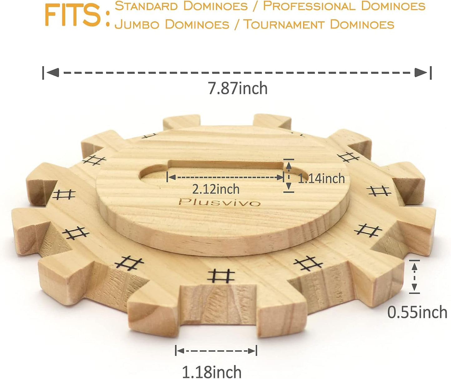 Mexican Train Dominoes Accessories Set-Including a 7.89-Inch Wooden Mexican Train Hub up to 12 Players, 12 Metal Train Markers, and a 70-Sheet Mexican Train Score Pads