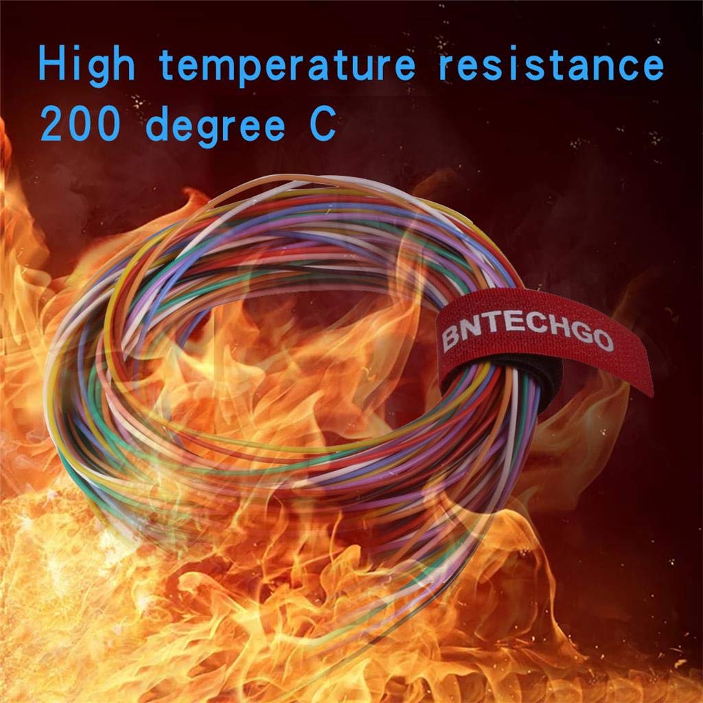 BNTECHGO 28 Gauge Silicone Wire Kit 10 Color Each 10 ft Flexible 28 AWG Stranded Tinned Copper Wire