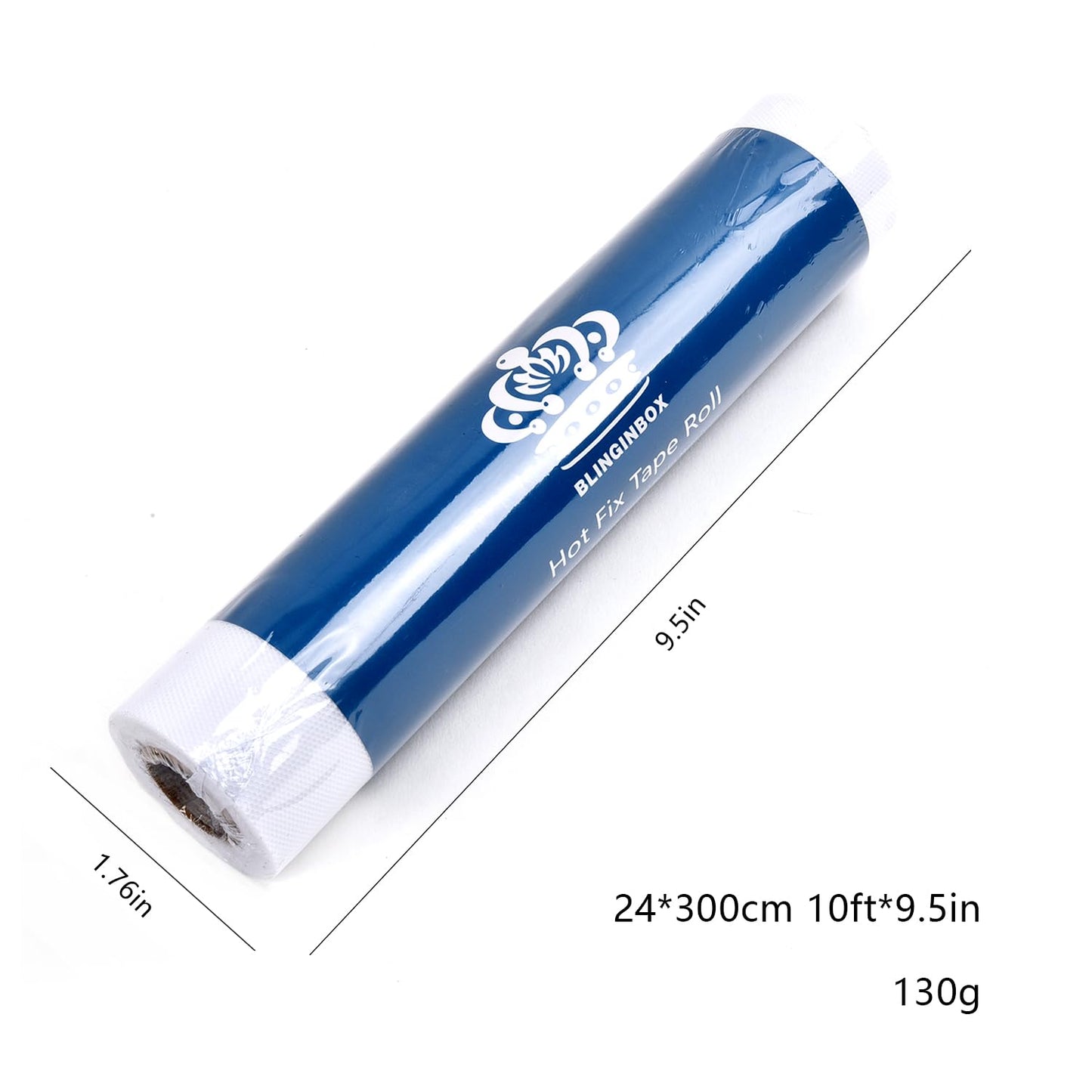 Blinginbox Hotfix Tape,Hot Fix Rhinestones Transfer Film Paper Iron on Rhinestones Transfer Paper.(10ft*9.5in)