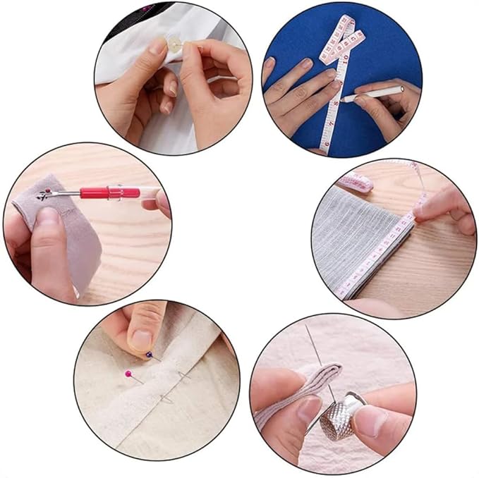 FNV Sewing kit, 229 pcs Sewing Accessories, Friendly for Beginner and Professional for Worker, Suitable for Travel, Home, School and DIY Gift, Needles, Scissors, 41XL Thread Spools