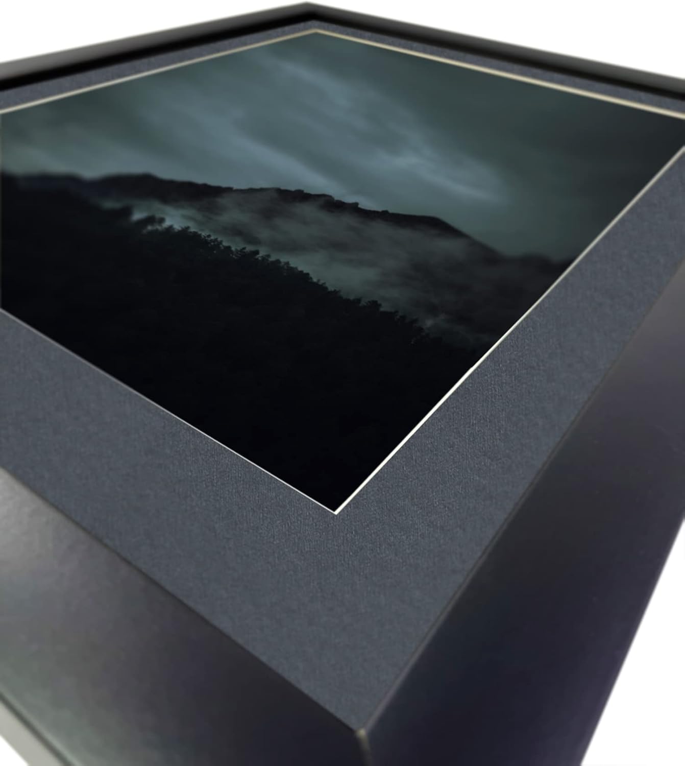 Craig Frames B573 Pre-cut Mat Board for 9x11 Print, 11x14, Graphite Black