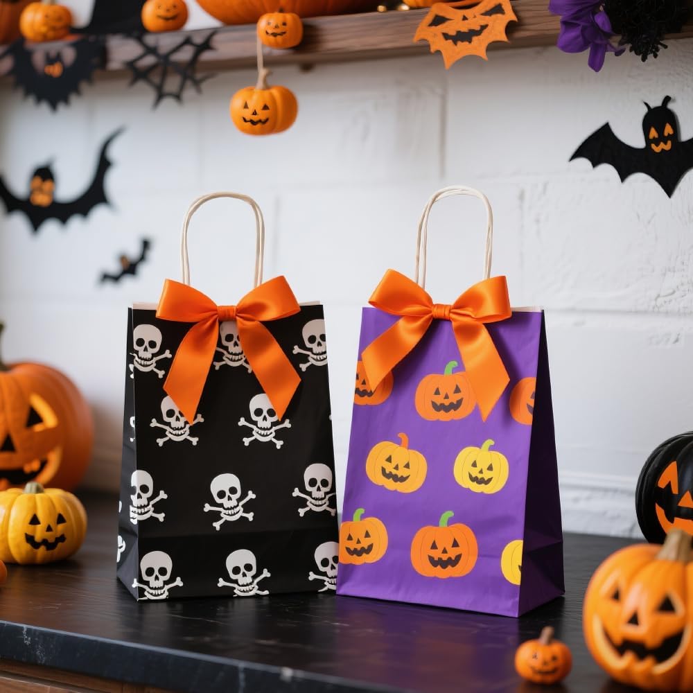 3/8" x 100 Yards Orange Ribbon, Orange Satin Ribbons for Gift Wrapping, DIY Craft, Flower Bouquet, Valentine's Day, Halloween and Birthday Party Decoration