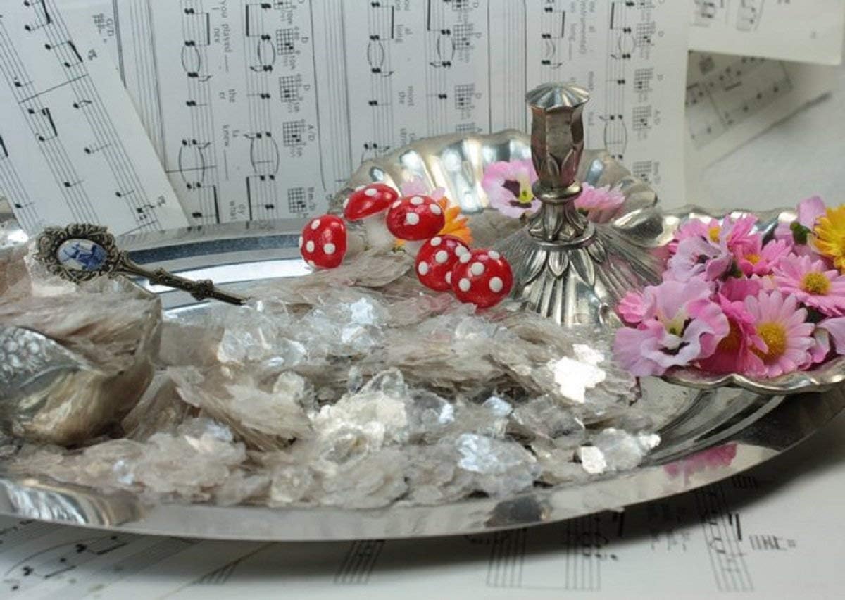 Meyer Imports Natural Mica Flakes - Clear - Pearl - 4 oz - #311-4330