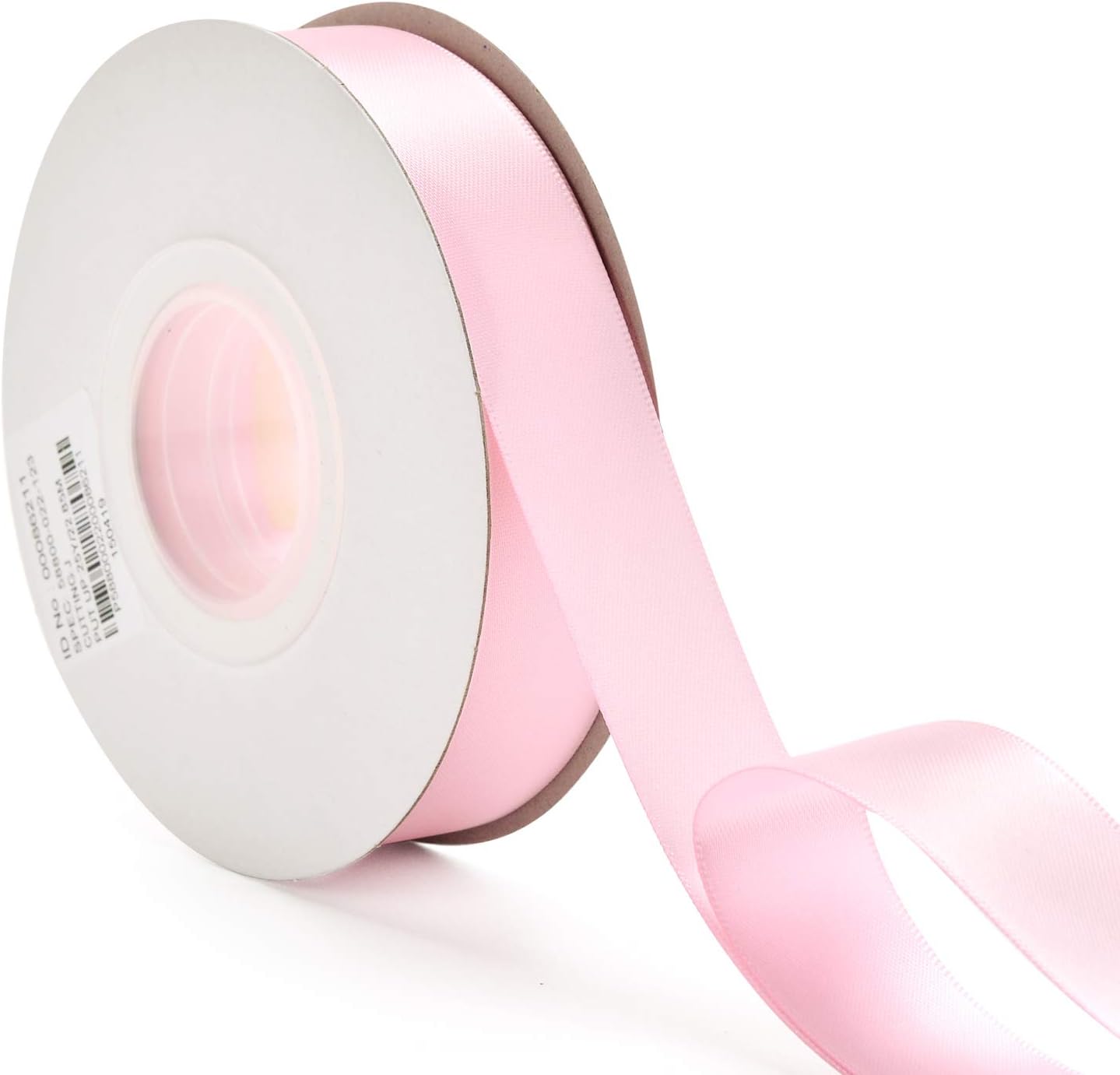 YAMA Double Face Satin Ribbon - 7/8" 25 Yards for Gift Wrapping Ribbons Roll, Pink