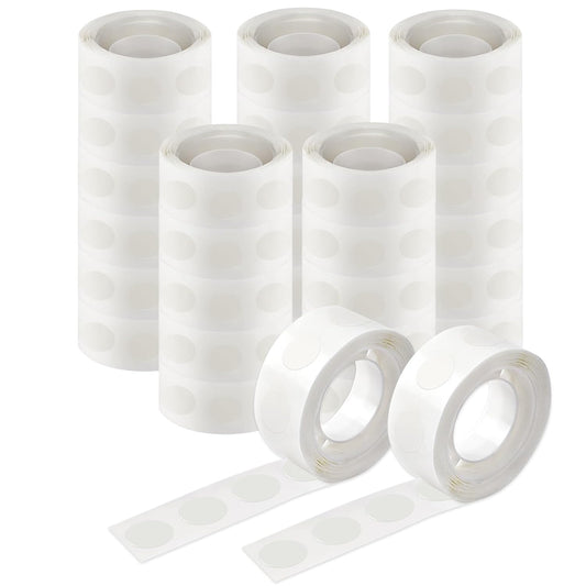 UPINS Glue Points Dots, 3000Pcs Balloon Glue Adhesive Dots Double Sided Removable Glue Tape Dots for Balloons Crafts Decoration, 15 mm