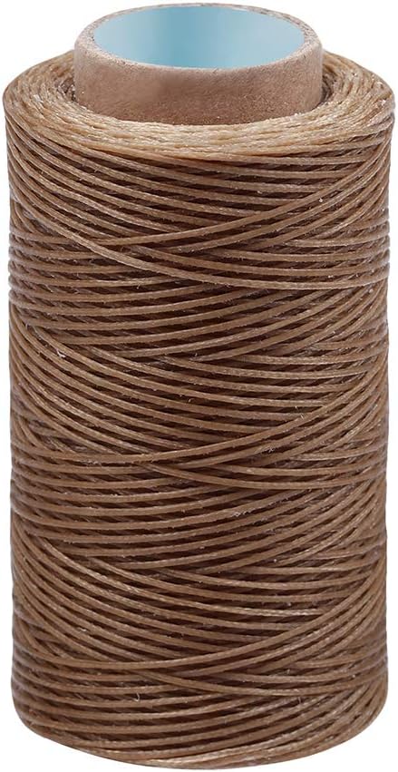 MIUSIE Colorful 284Yards Leather Sewing Waxed Thread-Practical Long Stitching Thread for Leather Craft DIY/Bookbinding/ Shoe Repairing/Leather Projects