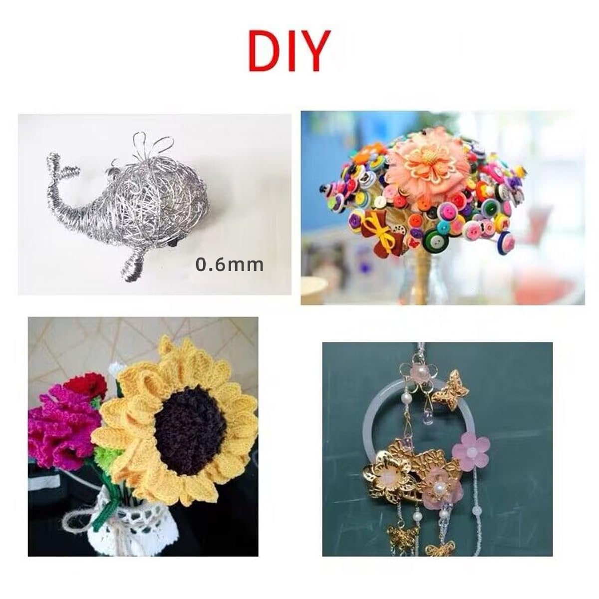 76Yards 22Gauge Coffee Colour Metal Floral Wire Flexible Paddle Florist Garden Wire for Flower Arrangement,Crafts,Christmas Wreaths Tree,Garland.