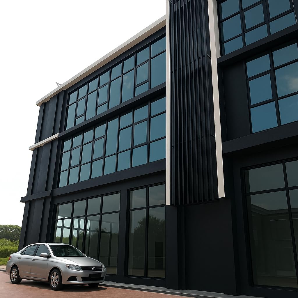 Rockrose Professional Blackout Home Window Tint Film - Sun Blocking Privacy Cover for Home Offices - Room Darkening Sun Light Blocker - 36 in X 100FT - Total Blackout