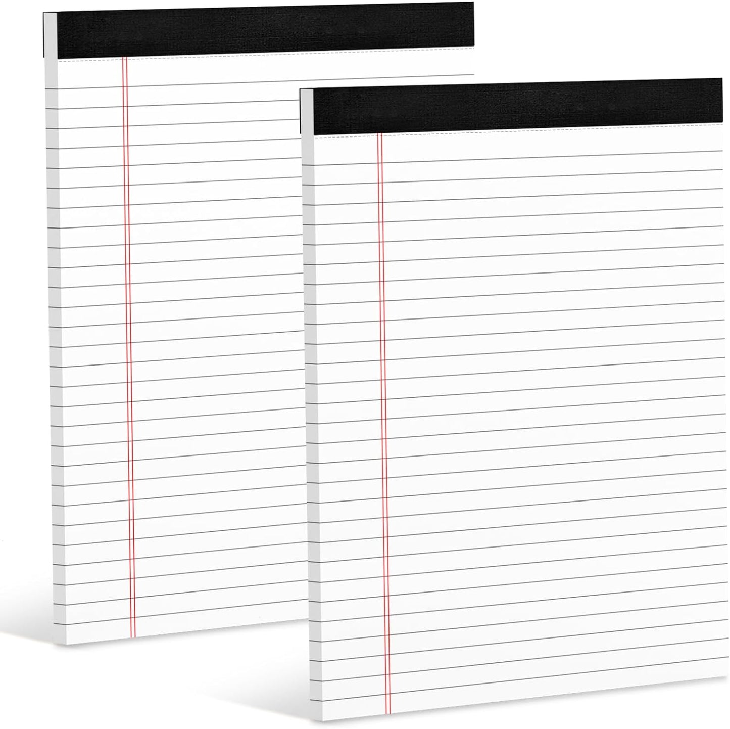 Legal Pads 8.5 x 11 White Note Pads 8.5 x 11 In 2 Pack Notepads 8.5 x 11 Writing Pads of Paper 8.5 x 11 Legal Notepads Wide Ruled White Lined Paper Pads 8.5 x 11 30 Sheets Per Legal Note Pads 8.5 x 11