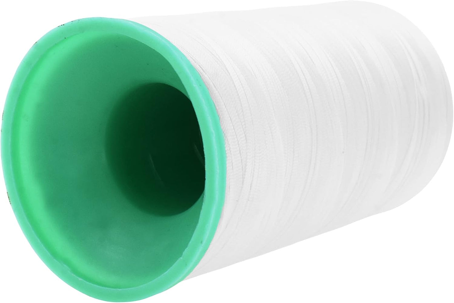 Mandala Crafts Bonded Nylon Thread White Heavy Duty Sewing Threads - 2843 YDs Size 46 210D T45 Tex 45 Thread for Leather Jeans Weaving Outdoor Marine Upholstery Threads