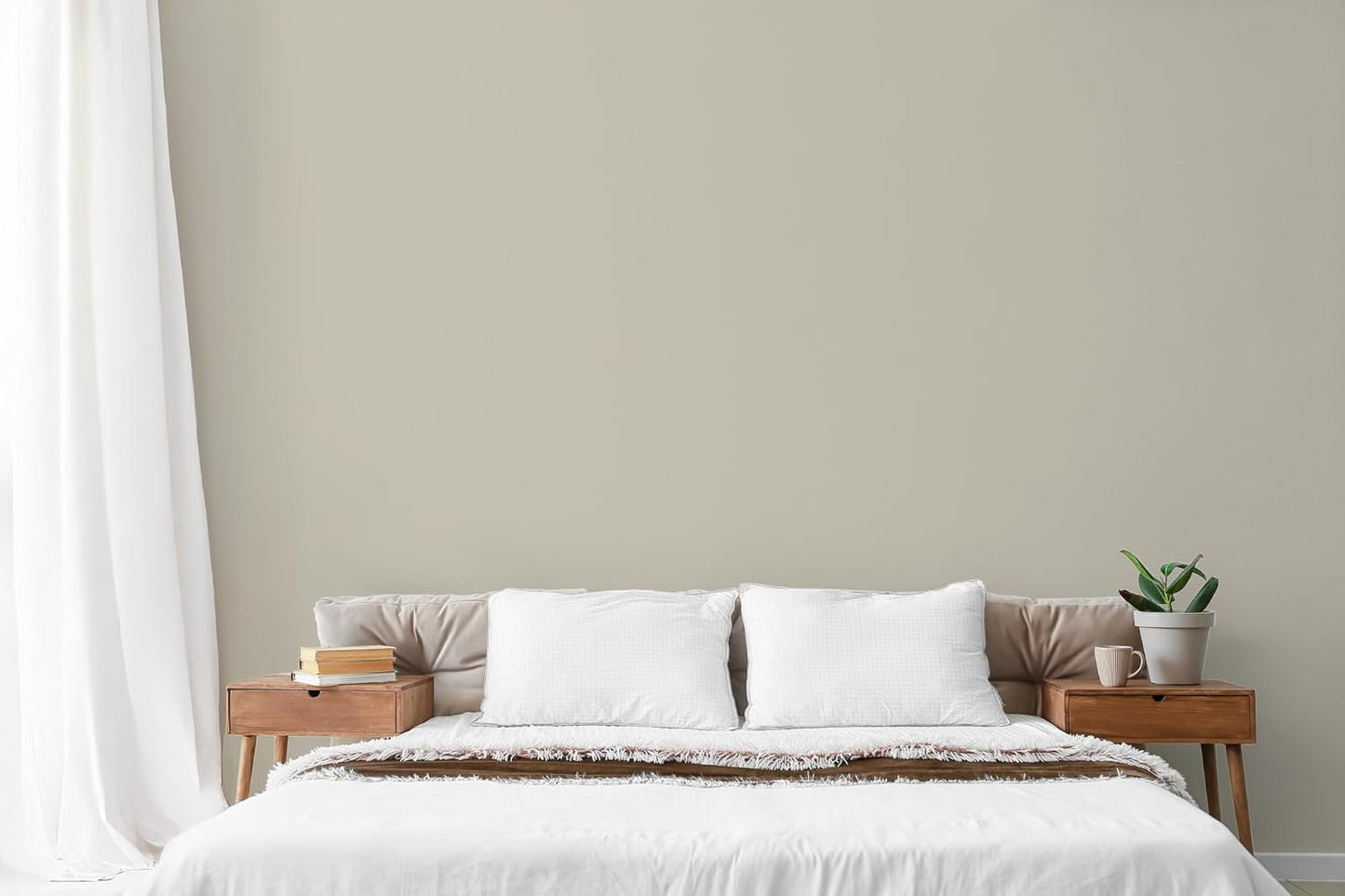 EVOLVE Paint & Primer: Environment-friendly, Eggshell with One-coat Coverage for Interior & Exterior surfaces (Warm Gray, 1-Gallon)