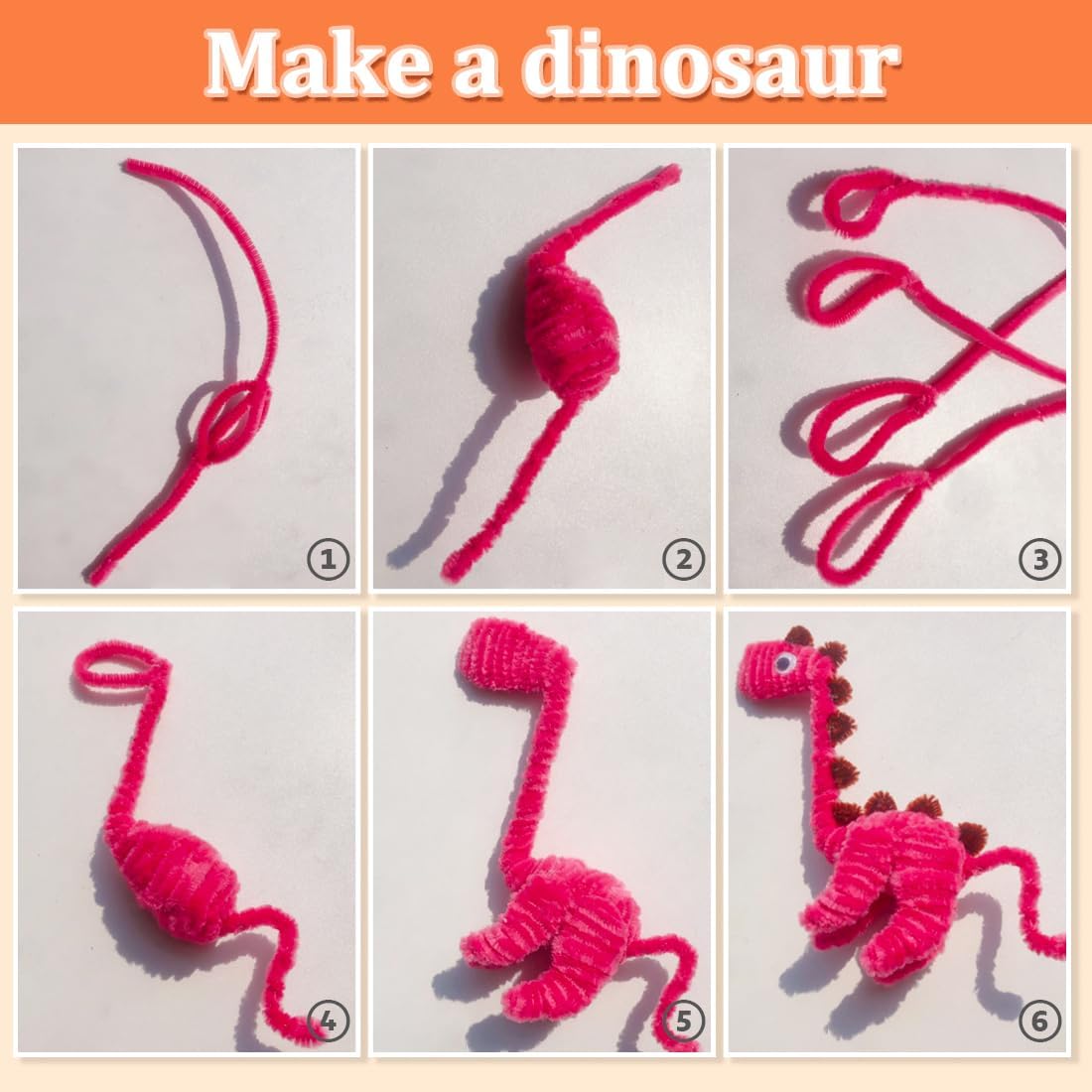 GAGANIU 500pcs Pipe Cleaners, Pipe Cleaners for Crafts, Craft Supplies Multicolor Chenille Stems for Art&Craft Christmas DIY Projects(Silver Glitter)