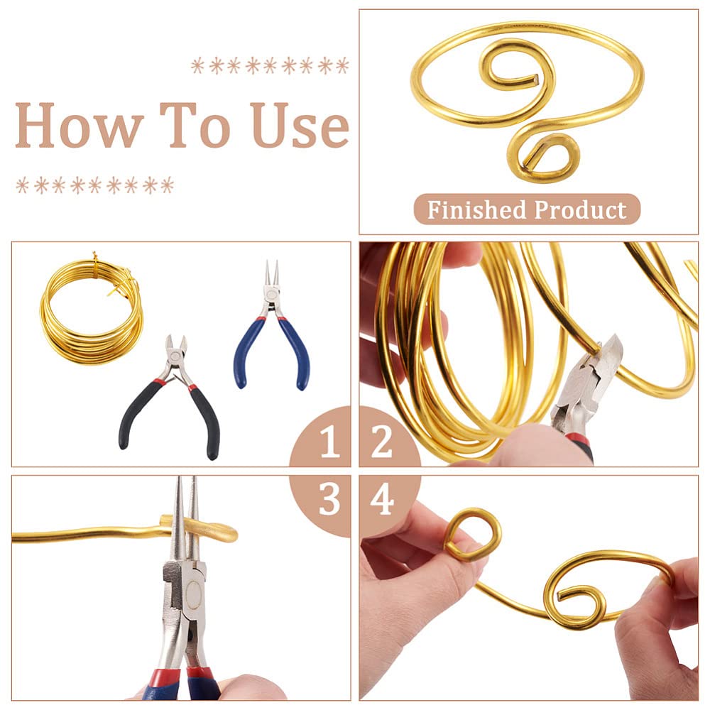 Fashewelry 52 Feet 6 Gauge Aluminum Wire 8 Colors Bendable Metal Sculpting Wire for Jewelry Craft, Dolls Skeleton, Wall Sculpting, Garden Decor