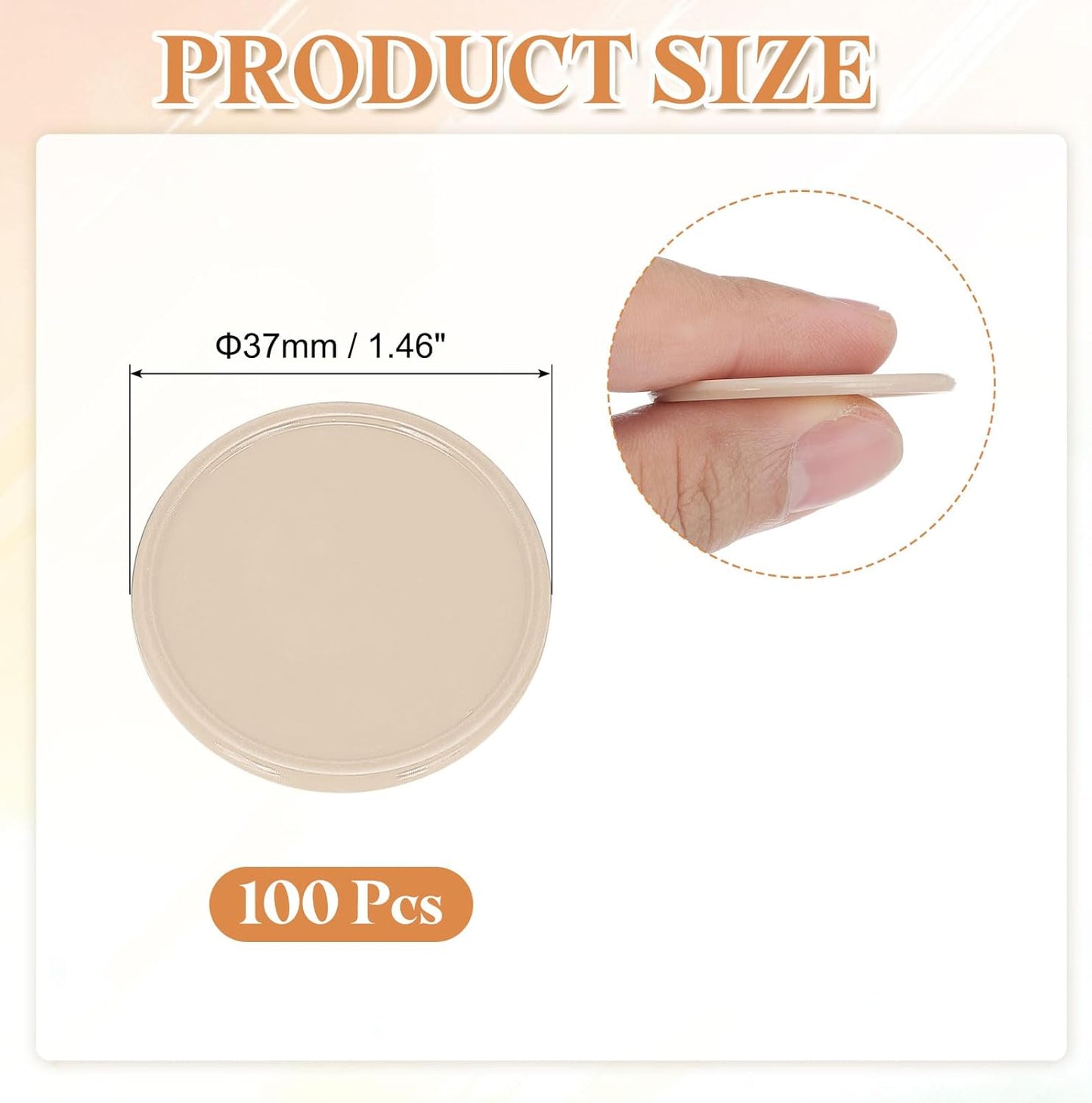 uxcell Plastic Poker Chips, Learning Counters Counting Counters Disks Markers Opaque Game Tokens for Game Play Math Counting