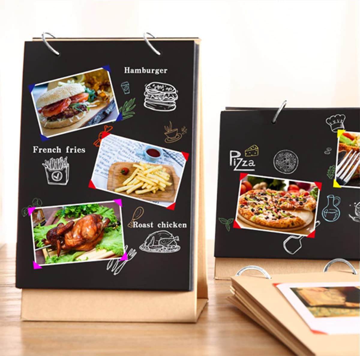 CooBigo 50 Pack Binder - 1-1/4-Inch Metal Ring Holder for Loose Leaf Paper, Index Card, Flash Card Organizer, Keychain - Silver