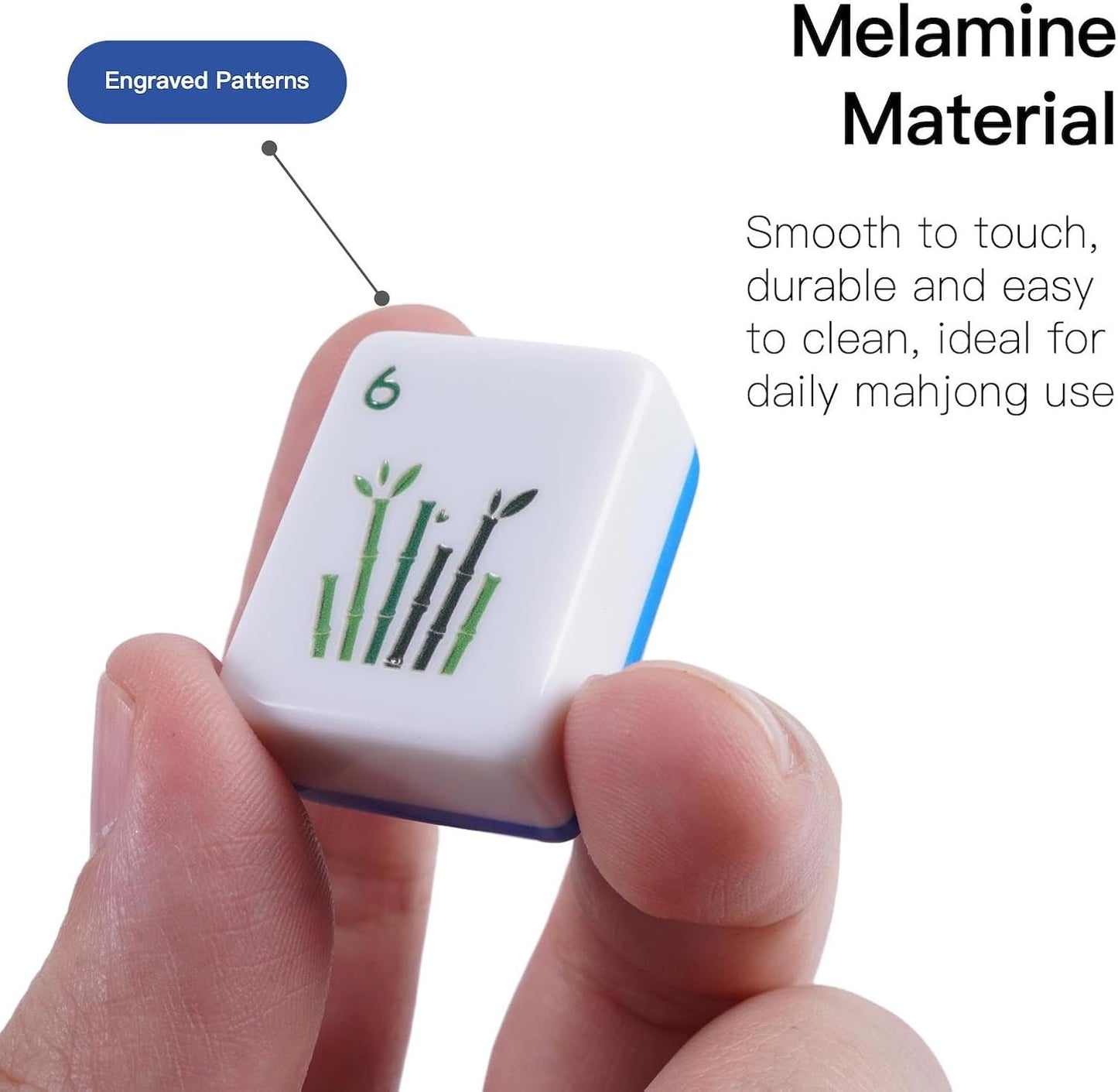 American Mahjong Tile Set (Blue)