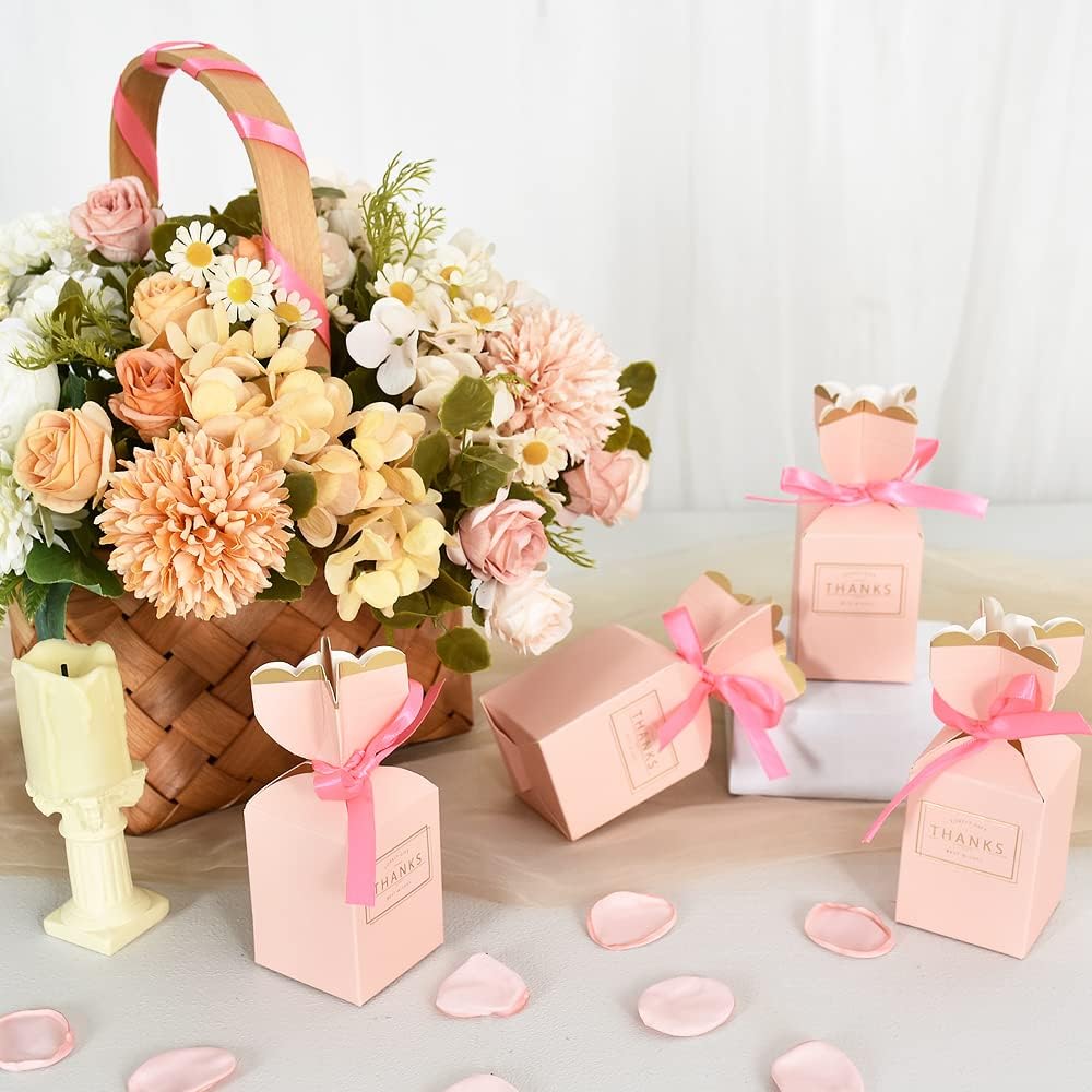 TONIFUL 3/8 in x 100yds Passion Pink Hot Pink Satin Ribbon Thin Solid Fabric Ribbons Roll for Gift Wrapping Invitation Floral Hair Craft Sewing Party Wedding Decoration Valentine's Day Bouquet