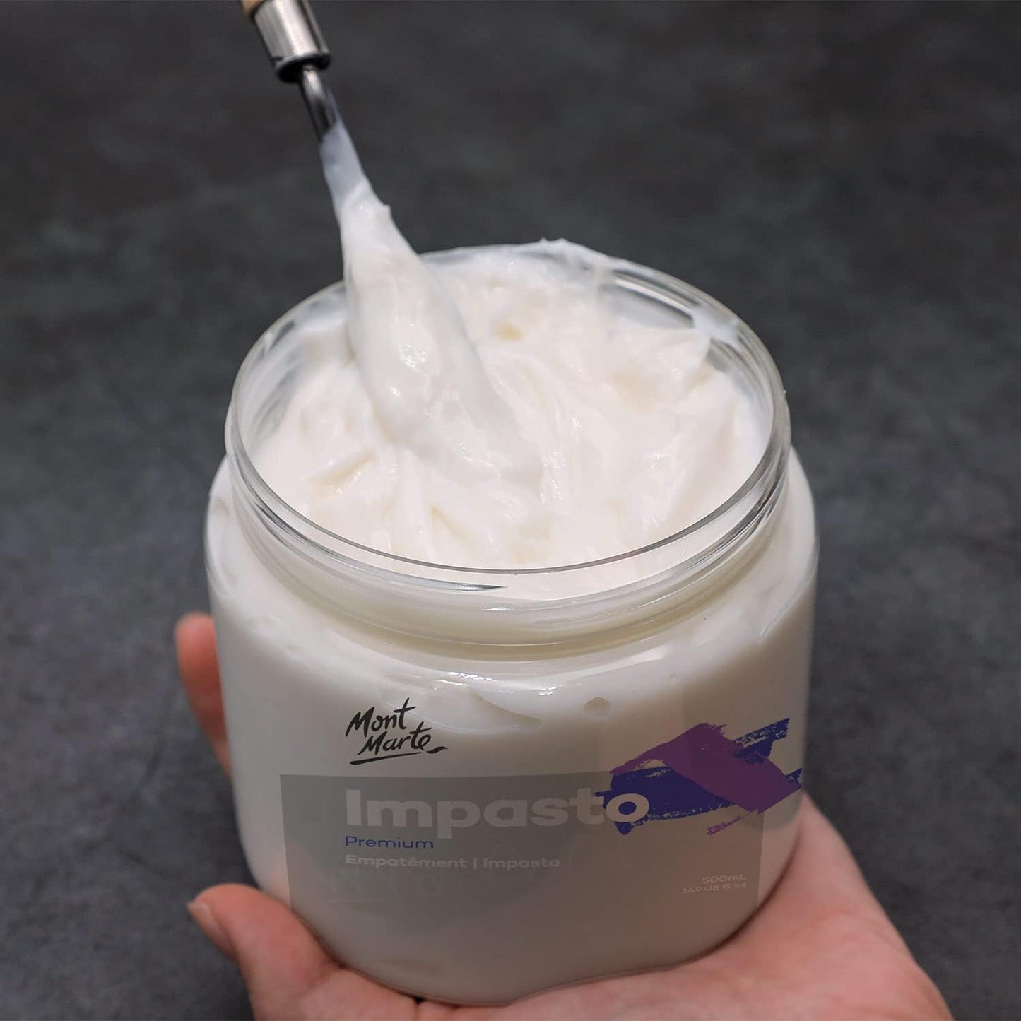 Mont Marte Impasto Acrylic Medium 500ml (17oz) (Pack of 2)