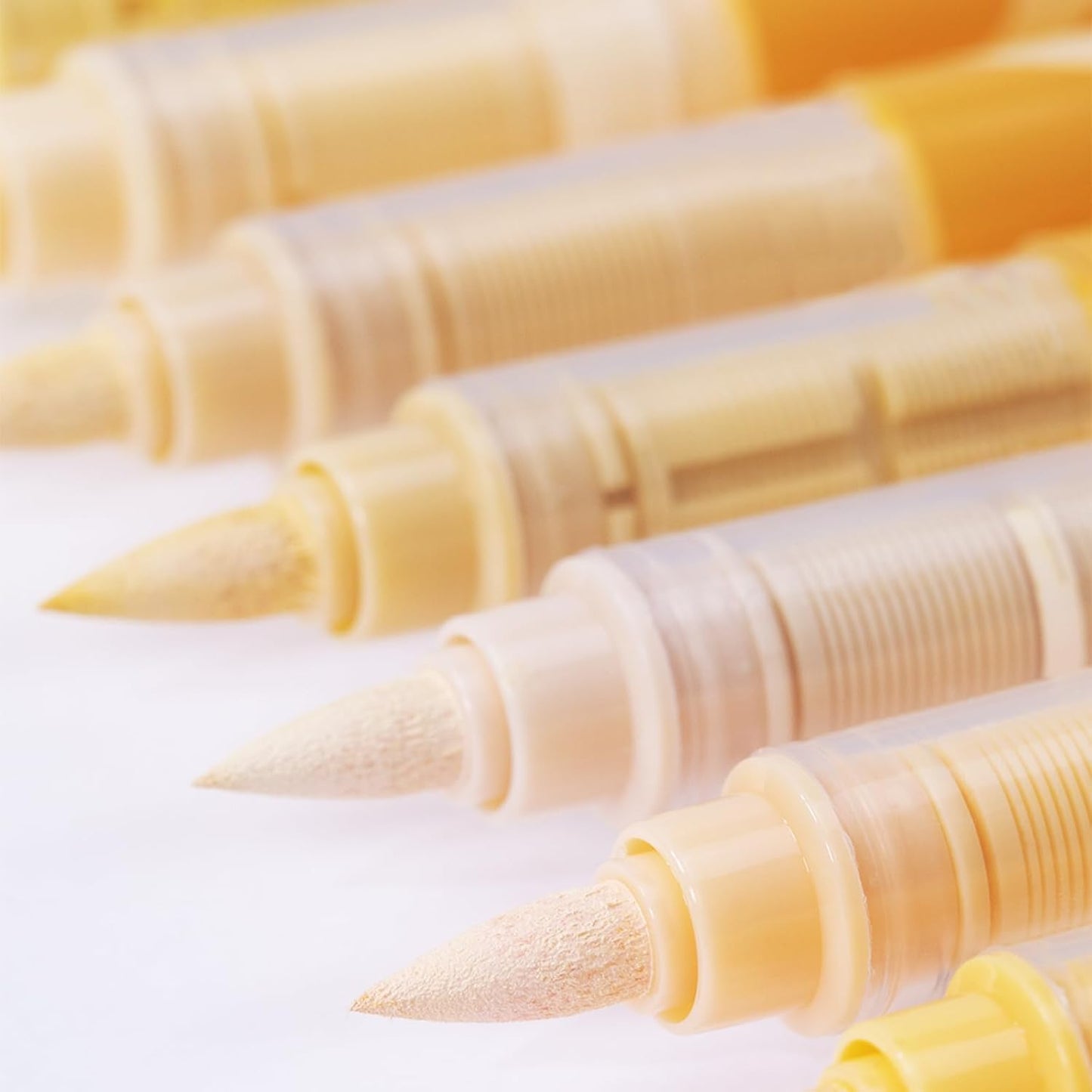 Guangna Acrylic Paint Markers 12 Colors, Skin Tone Series Set with Soft Brush Tip Water Based, Fine Tip Markers for Wood, Canvas, Rock Painting, Glass, Diy Crafts, Fabric Paint