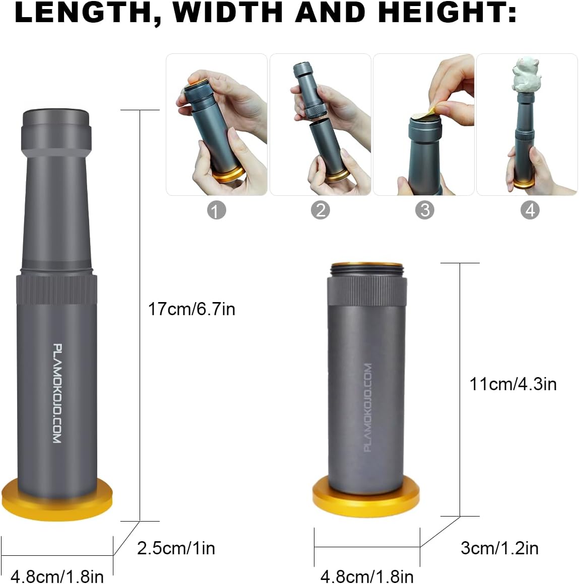 BFFDIYCLUB Model Painting Stand with 6PCS Crystal Double-Sided Tape Fix Large Model Accessories Rotatable Makes Airbrushing and Spray Painting Easy (Tape is Washable)