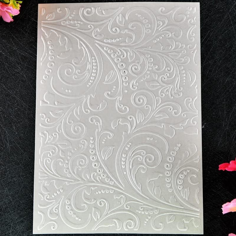 DDOUJOY Leaves Berry Plastic Embossing Folders for Card Making Scrapbooking and Other Paper Crafts 2101003