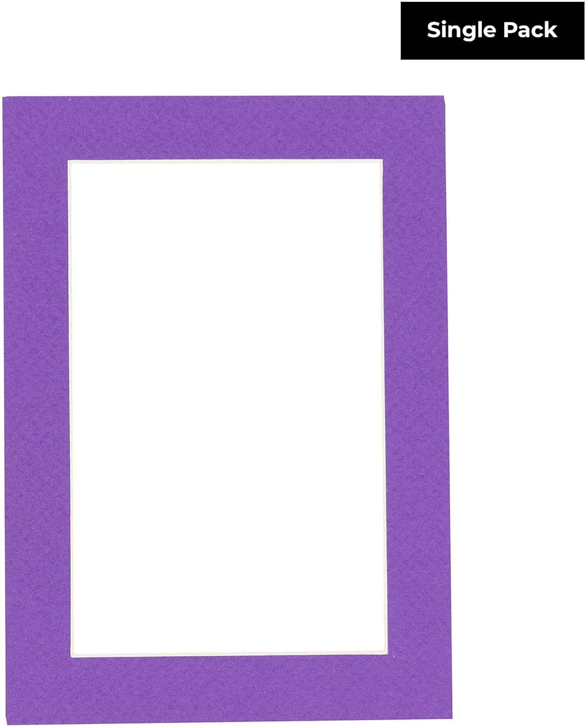 11x14 Mat for 8.5x11 Photo - Precut Purple Picture Matboard for Frames Measuring 11 x 14 Inches - Bevel Cut Matte to Display Art Measuring 8.5 x 11 Inches - Acid Free ONE MAT