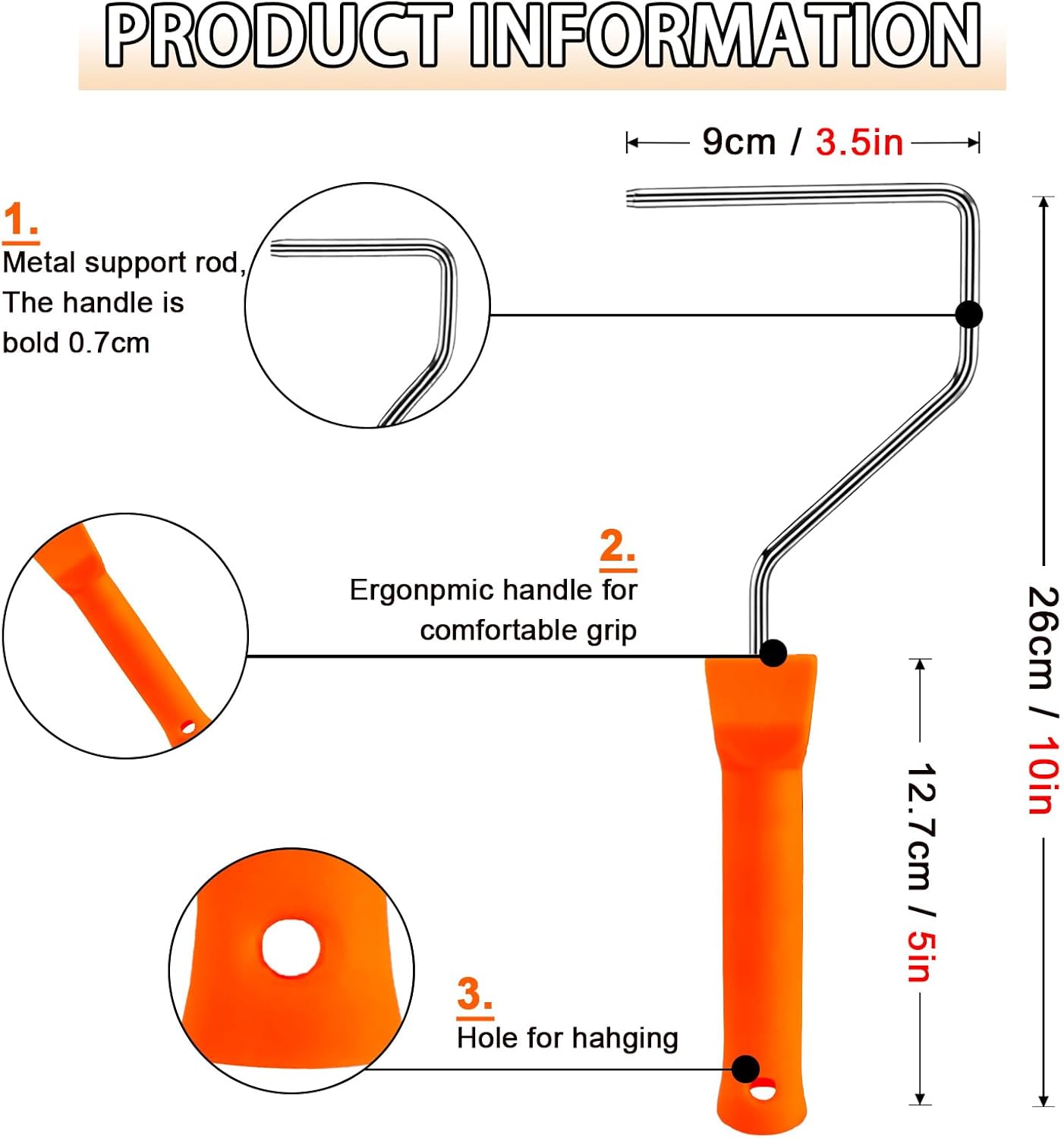 60 Piece Paint Roller Cover with 2 Frame Set, 4 inch Microfiber Roller Covers, Washable Covers for Roller Frame, House Painting Supplies, Naps for Paint Roller Brush for Painting Walls Ceilings