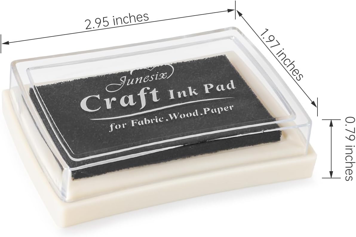 Ink Pad, 15 Colors Finger Washable Stamp Pads for Kids