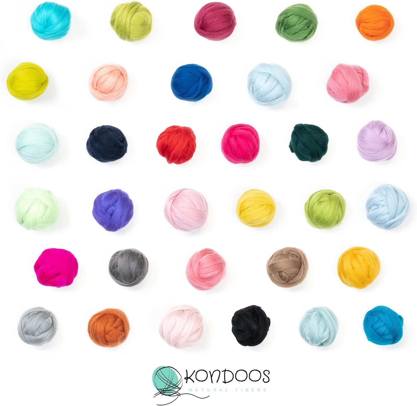 Colored Natural Wool roving, 8 OZ. Best Wool for Needle Felting, Wet Felting, handcrafts and Spinning. (Halloween Zebra)