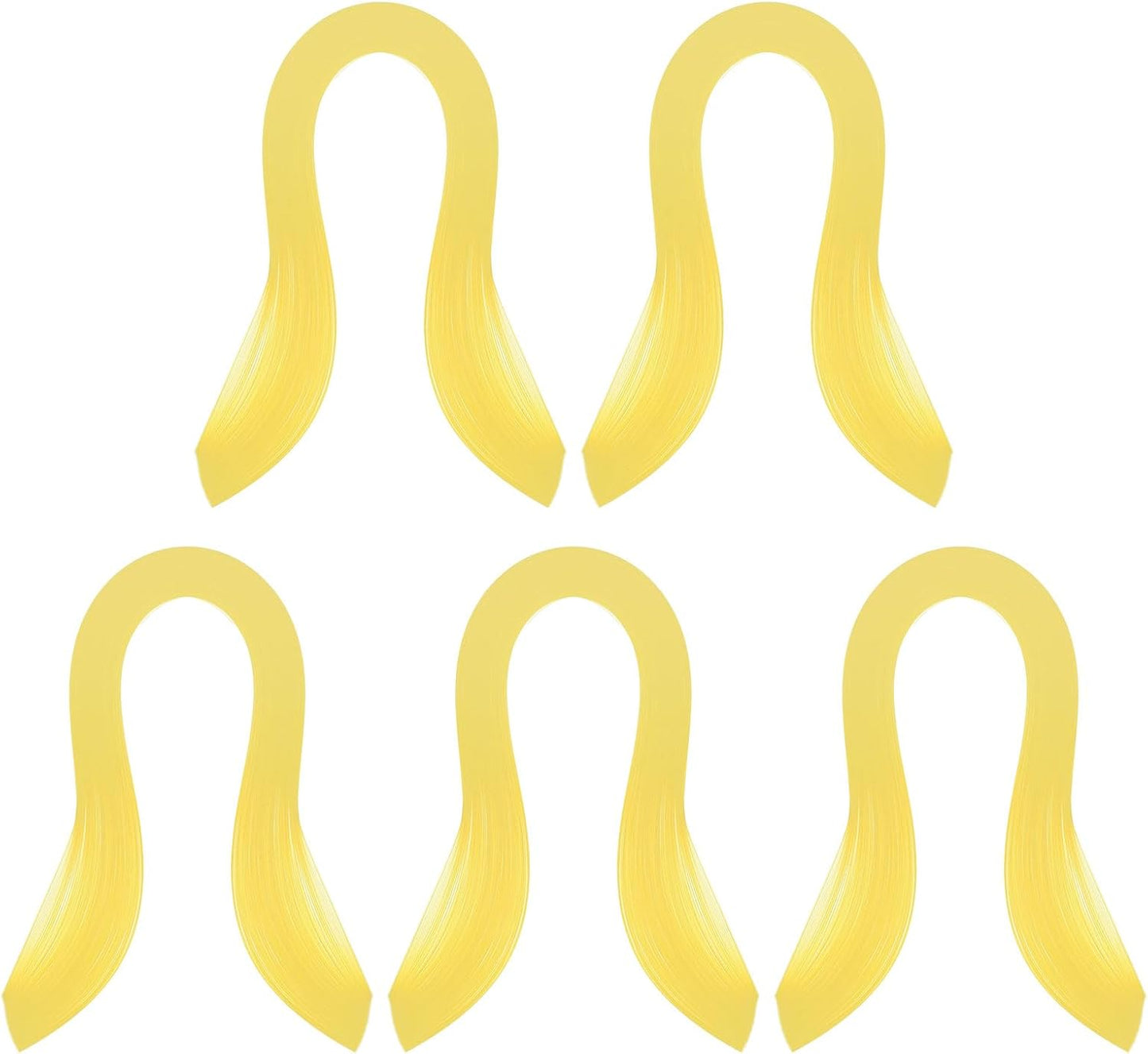 PATIKIL Quilling Strips Paper 600pcs 1.5mm 39cm Origami Paper Quilling Kits for Art DIY Hand Craft Christmas, Lemon Yellow